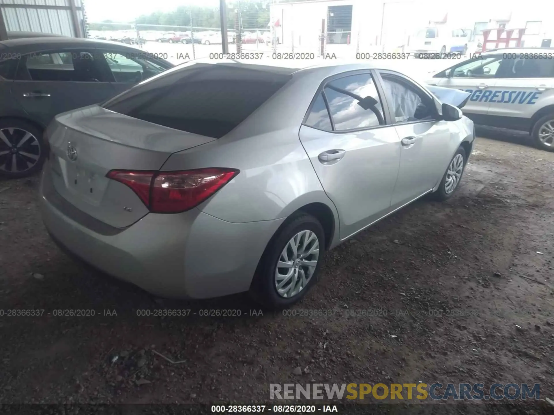 4 Photograph of a damaged car 5YFBURHE1KP878725 TOYOTA COROLLA 2019