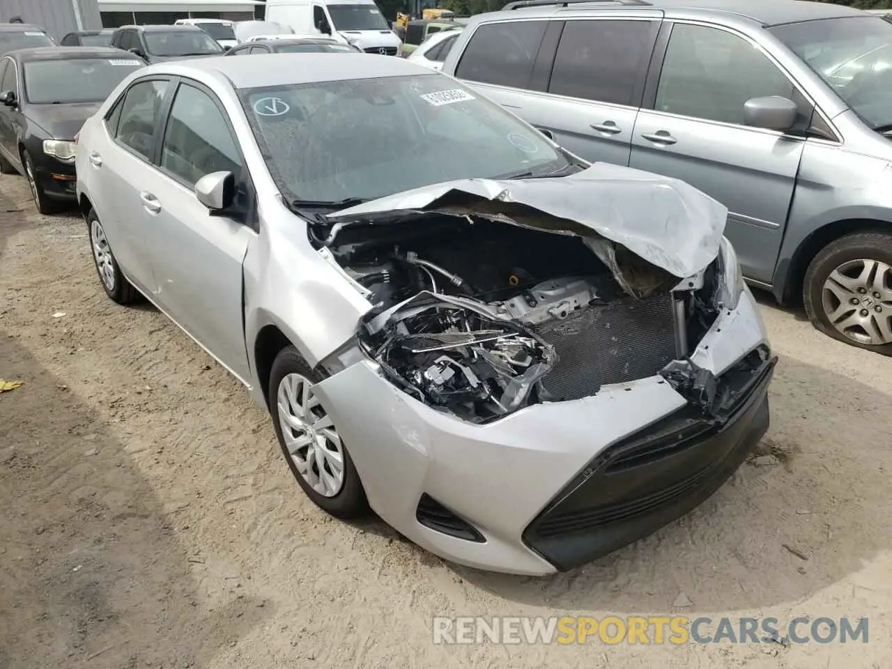 1 Photograph of a damaged car 5YFBURHE1KP878739 TOYOTA COROLLA 2019