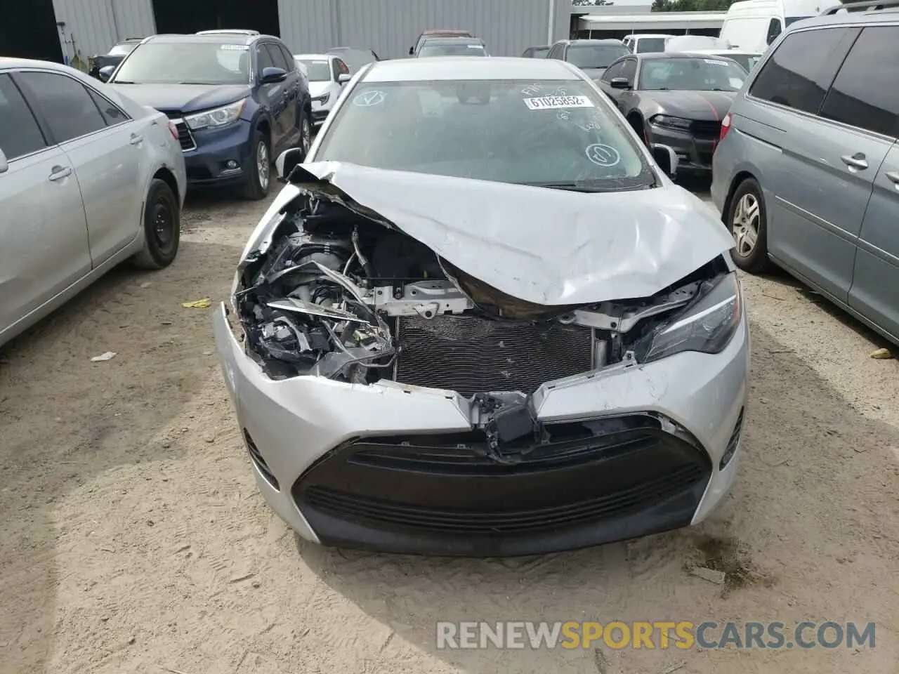 9 Photograph of a damaged car 5YFBURHE1KP878739 TOYOTA COROLLA 2019