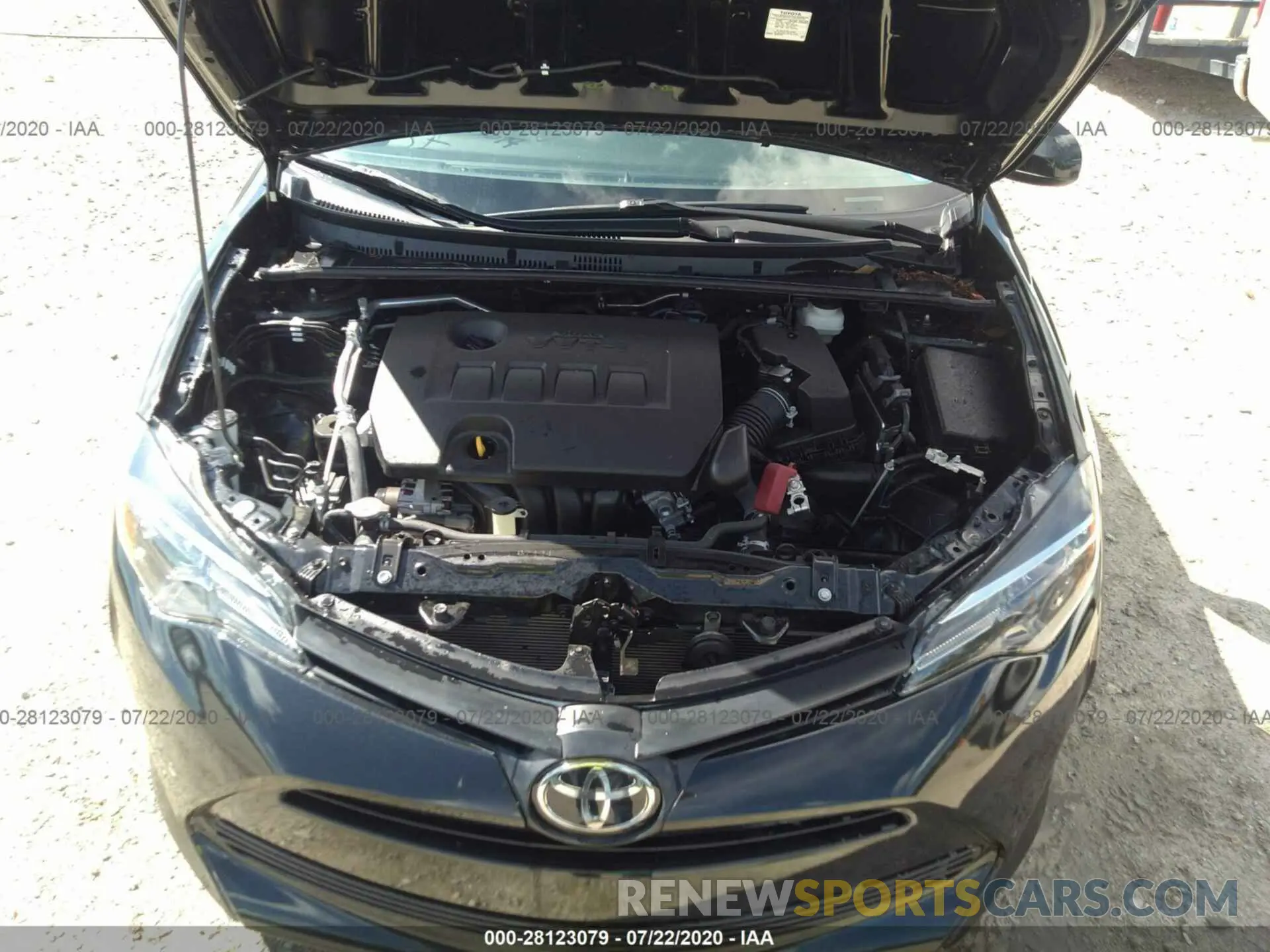 10 Photograph of a damaged car 5YFBURHE1KP882791 TOYOTA COROLLA 2019