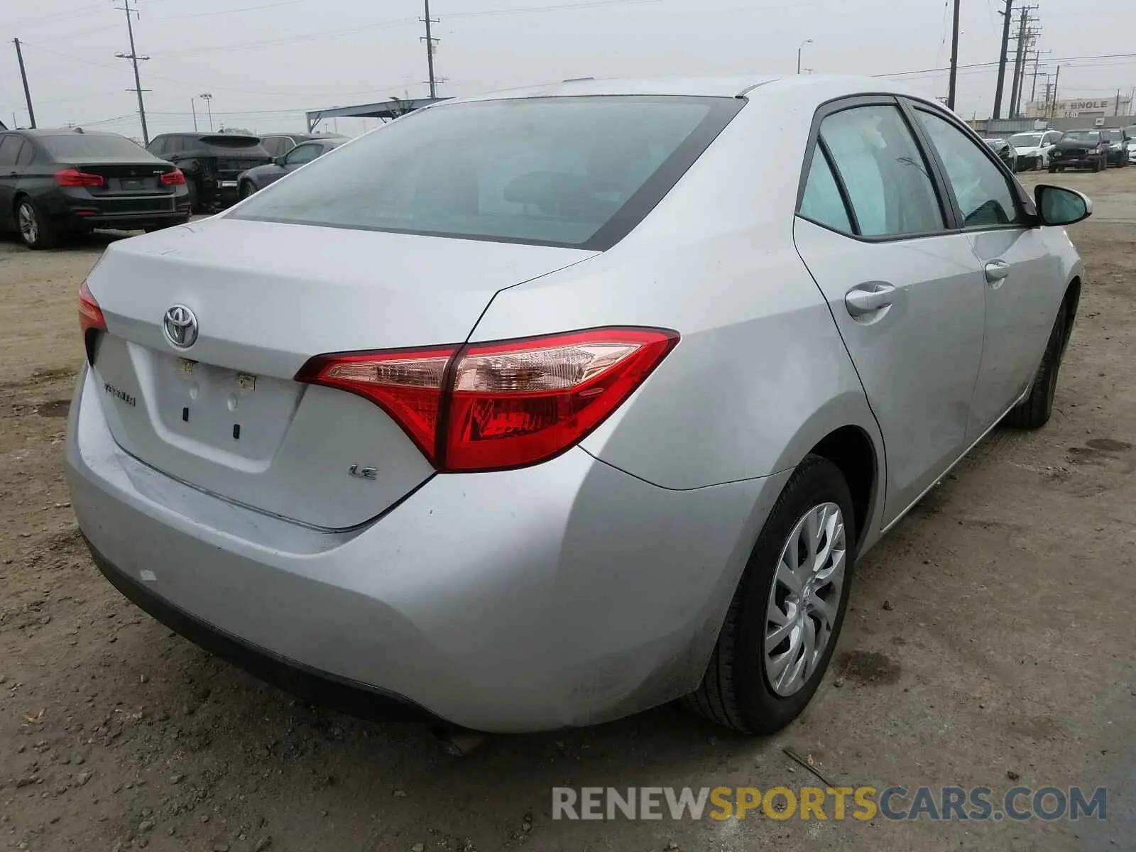 4 Photograph of a damaged car 5YFBURHE1KP886386 TOYOTA COROLLA 2019