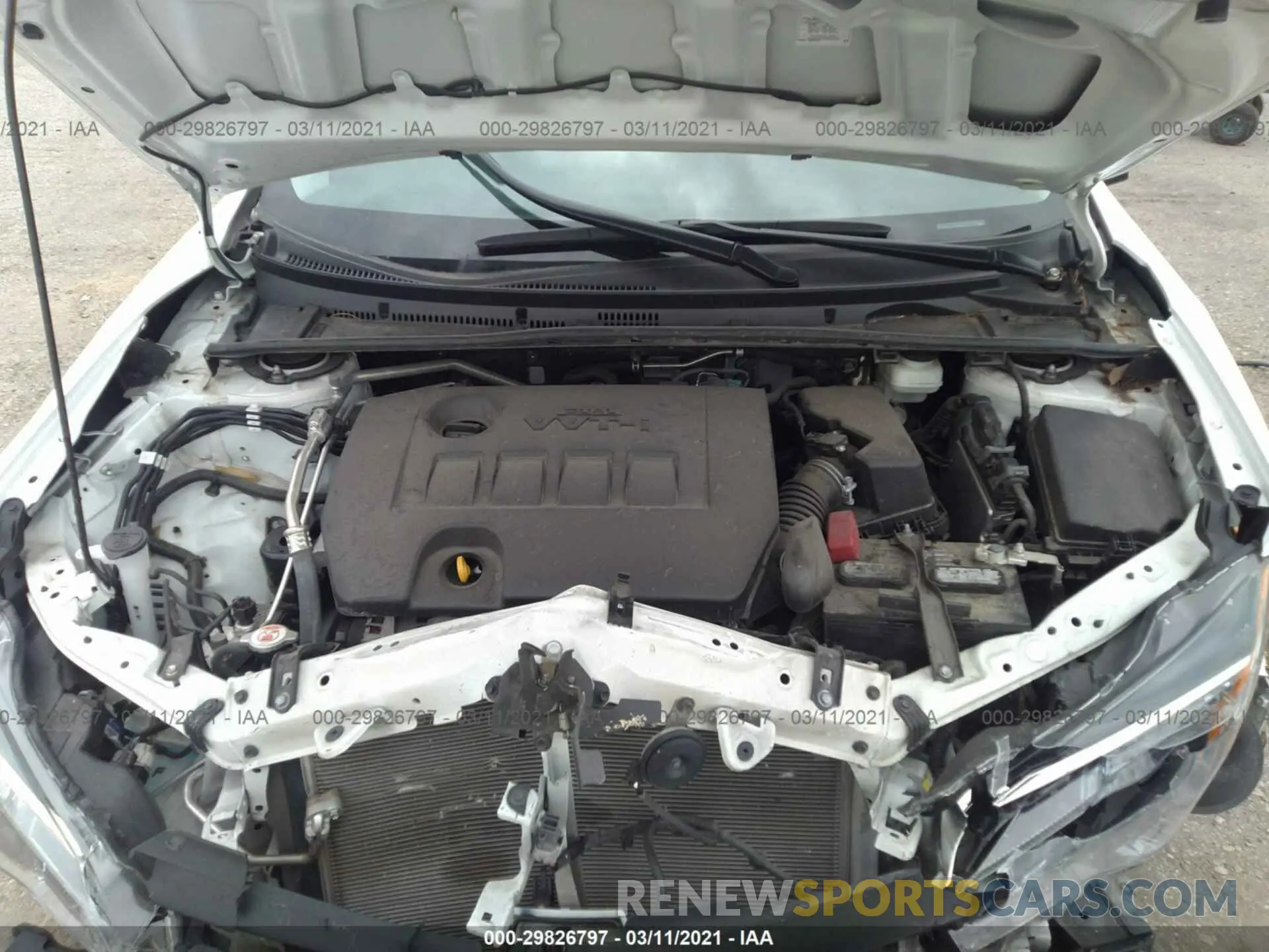 10 Photograph of a damaged car 5YFBURHE1KP886551 TOYOTA COROLLA 2019