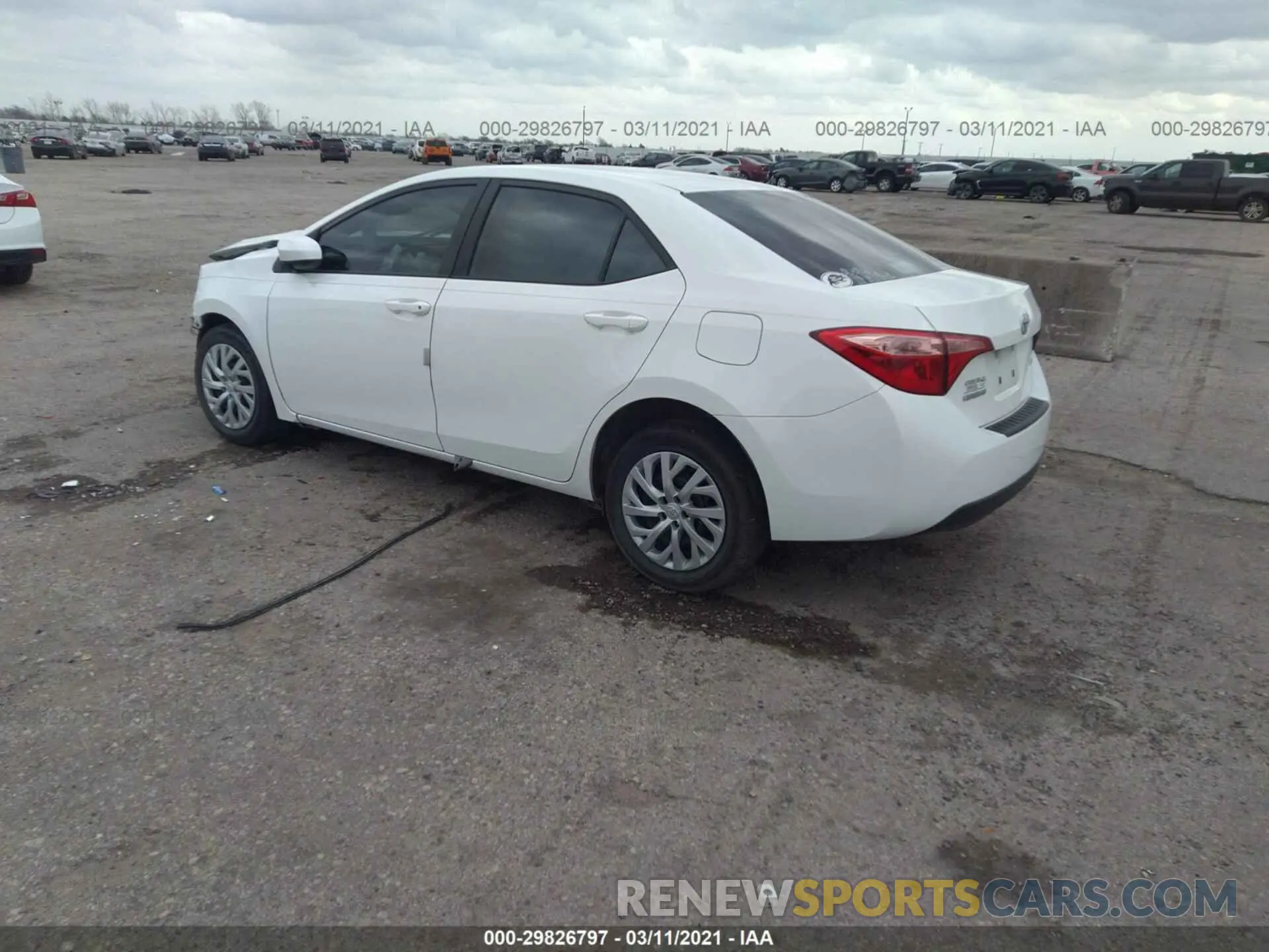 3 Photograph of a damaged car 5YFBURHE1KP886551 TOYOTA COROLLA 2019