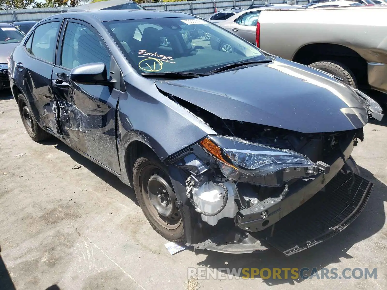 9 Photograph of a damaged car 5YFBURHE1KP889224 TOYOTA COROLLA 2019