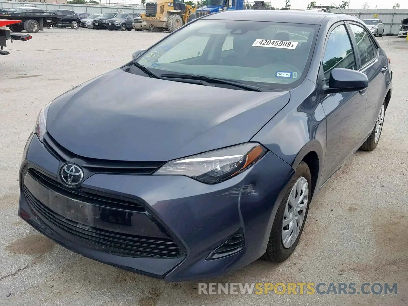 2 Photograph of a damaged car 5YFBURHE1KP889515 TOYOTA COROLLA 2019