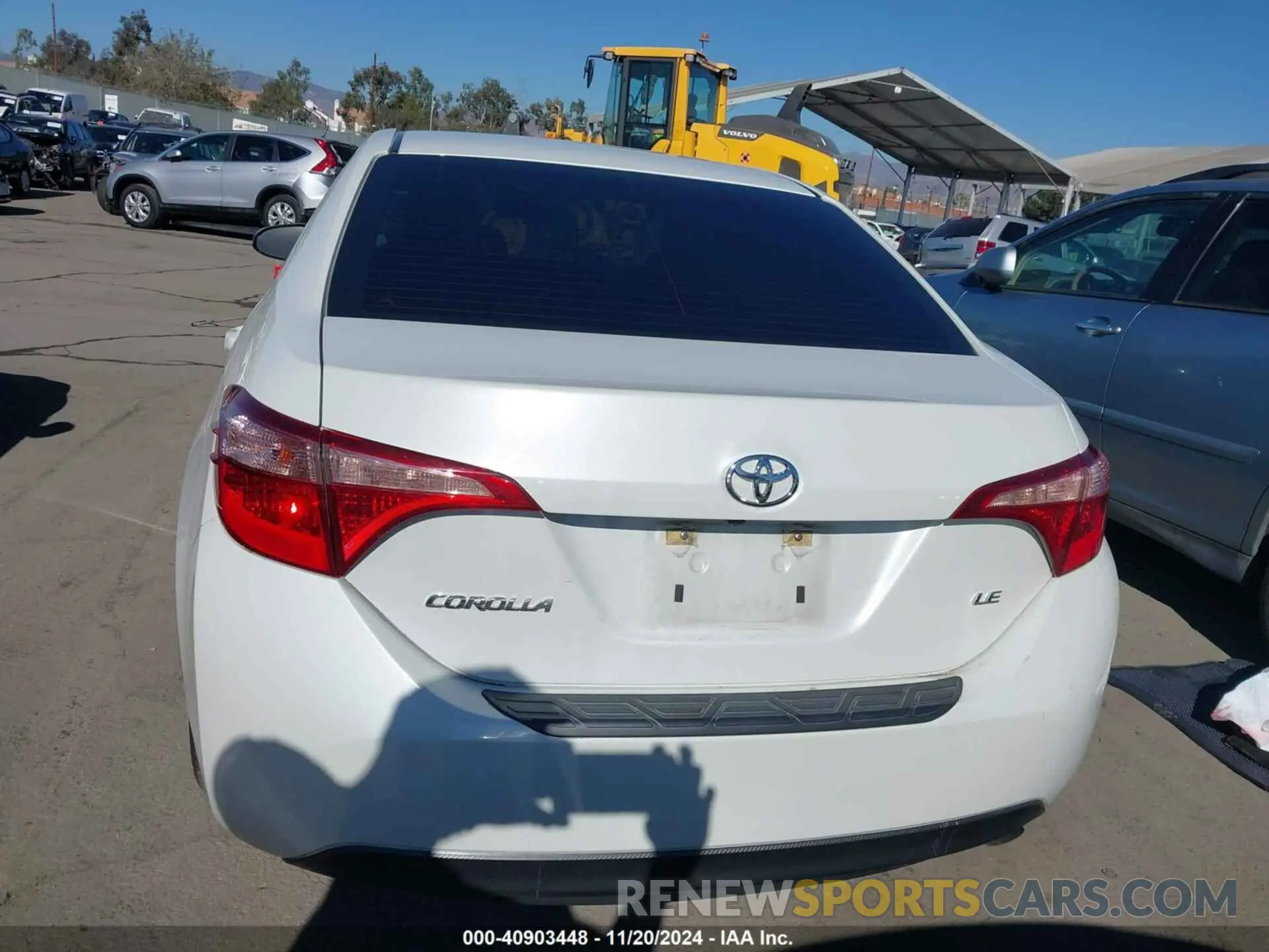16 Photograph of a damaged car 5YFBURHE1KP893161 TOYOTA COROLLA 2019
