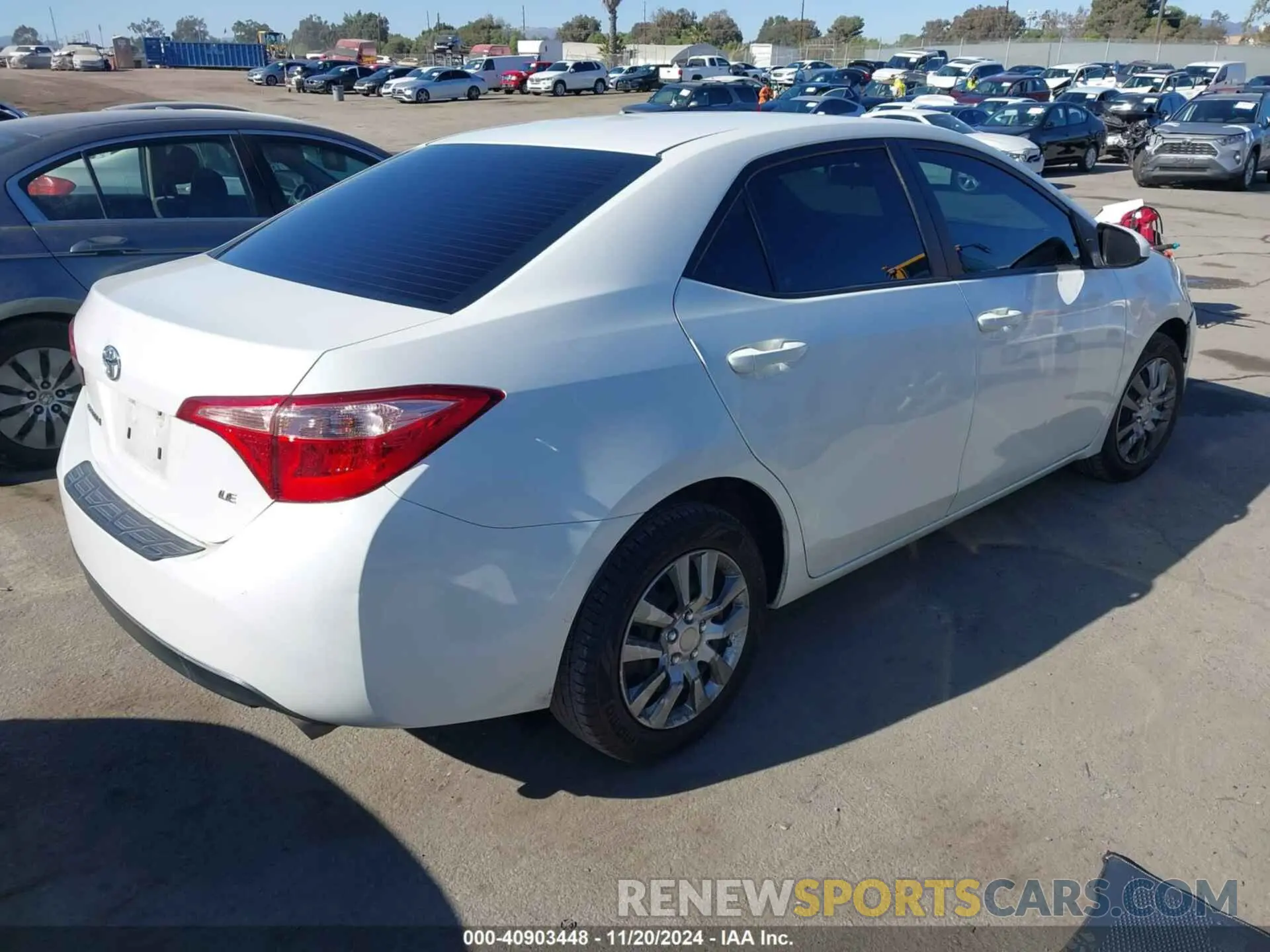 4 Photograph of a damaged car 5YFBURHE1KP893161 TOYOTA COROLLA 2019
