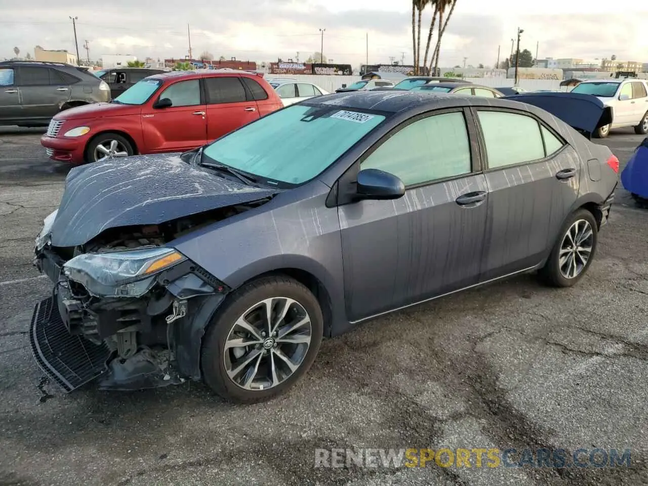 1 Photograph of a damaged car 5YFBURHE1KP896531 TOYOTA COROLLA 2019