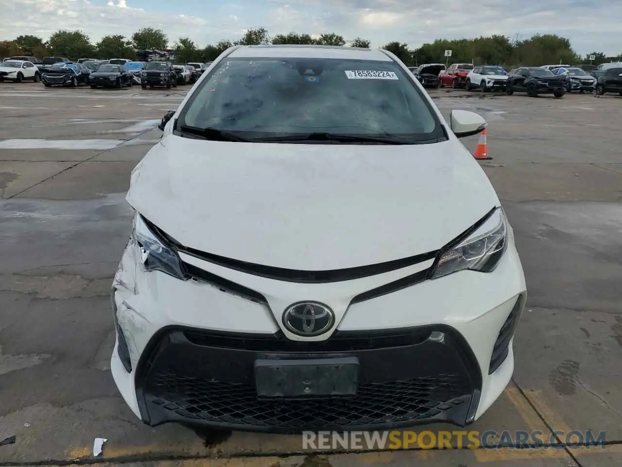 5 Photograph of a damaged car 5YFBURHE1KP897873 TOYOTA COROLLA 2019
