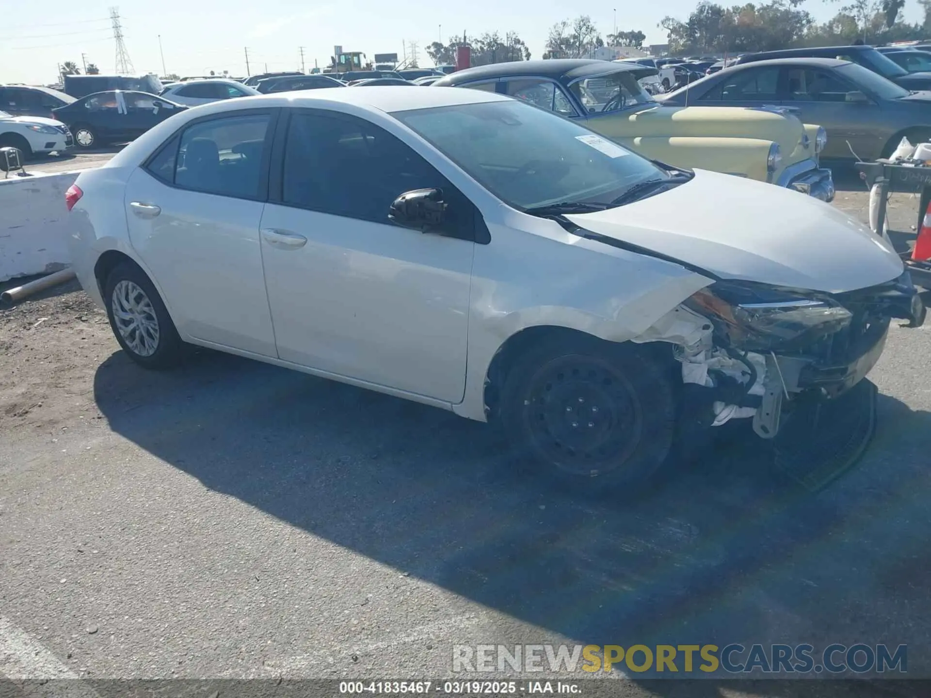 1 Photograph of a damaged car 5YFBURHE1KP898179 TOYOTA COROLLA 2019