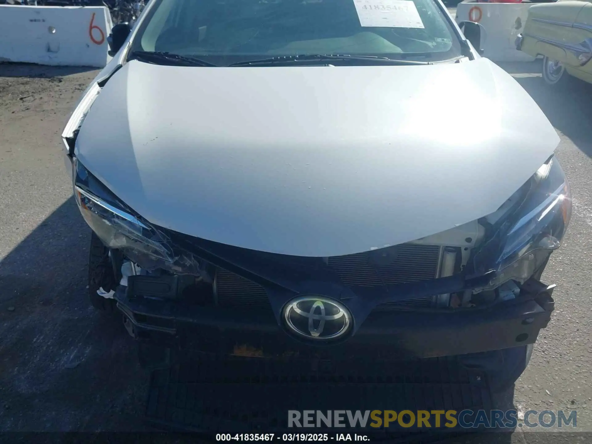 6 Photograph of a damaged car 5YFBURHE1KP898179 TOYOTA COROLLA 2019