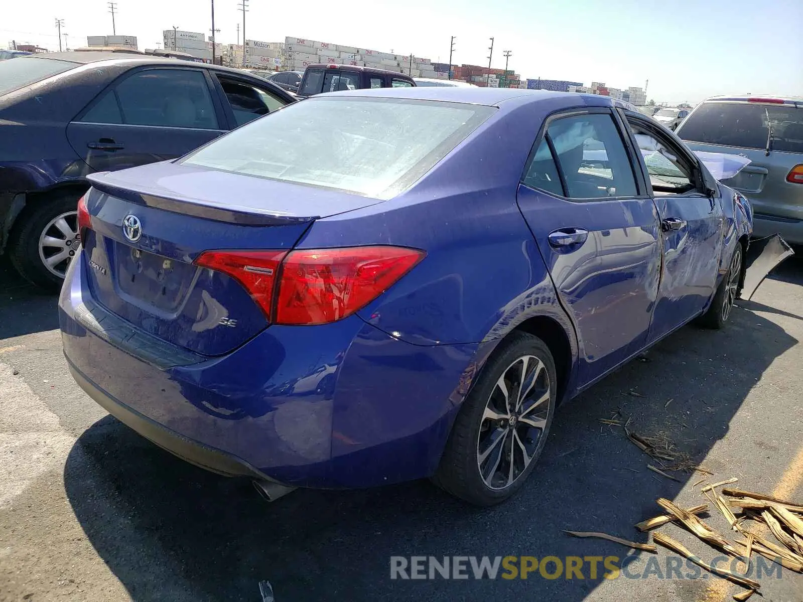 4 Photograph of a damaged car 5YFBURHE1KP900349 TOYOTA COROLLA 2019