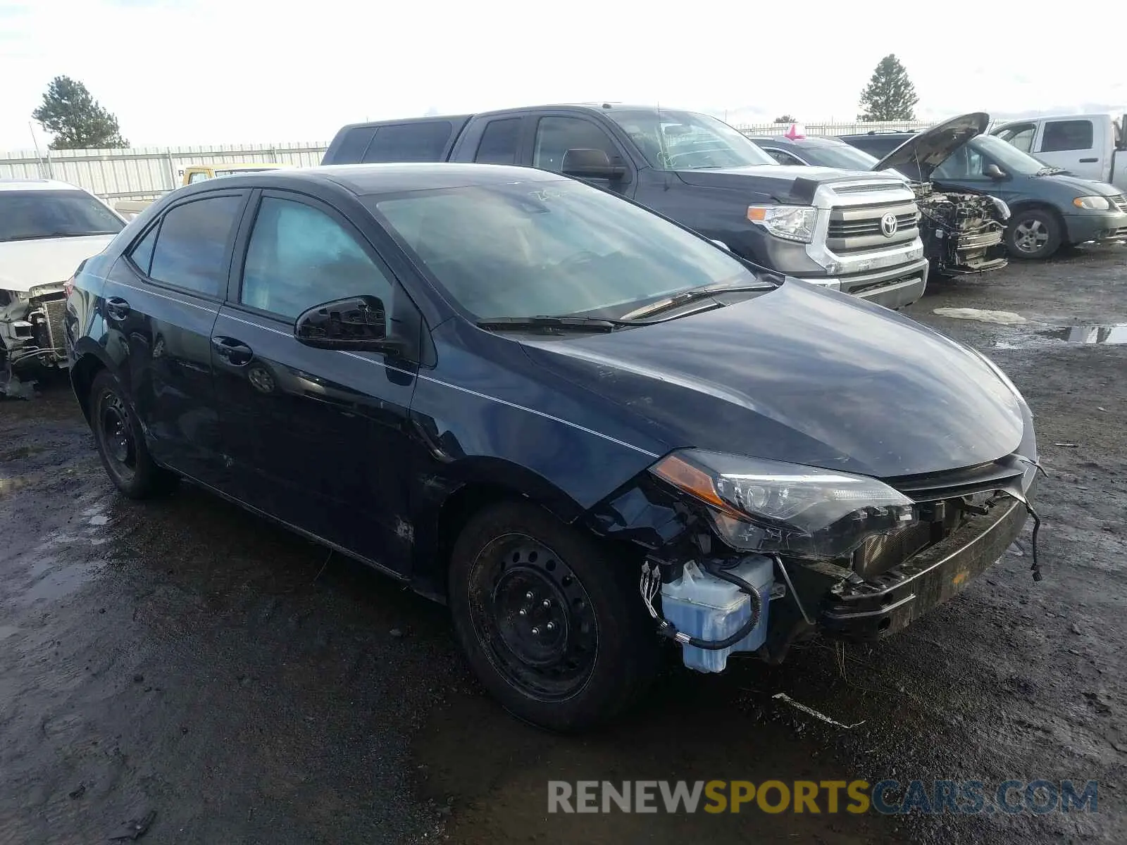 1 Photograph of a damaged car 5YFBURHE1KP904580 TOYOTA COROLLA 2019