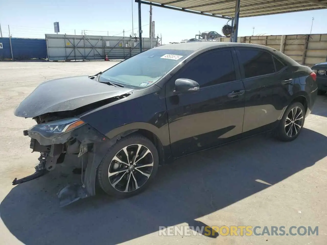 1 Photograph of a damaged car 5YFBURHE1KP906765 TOYOTA COROLLA 2019