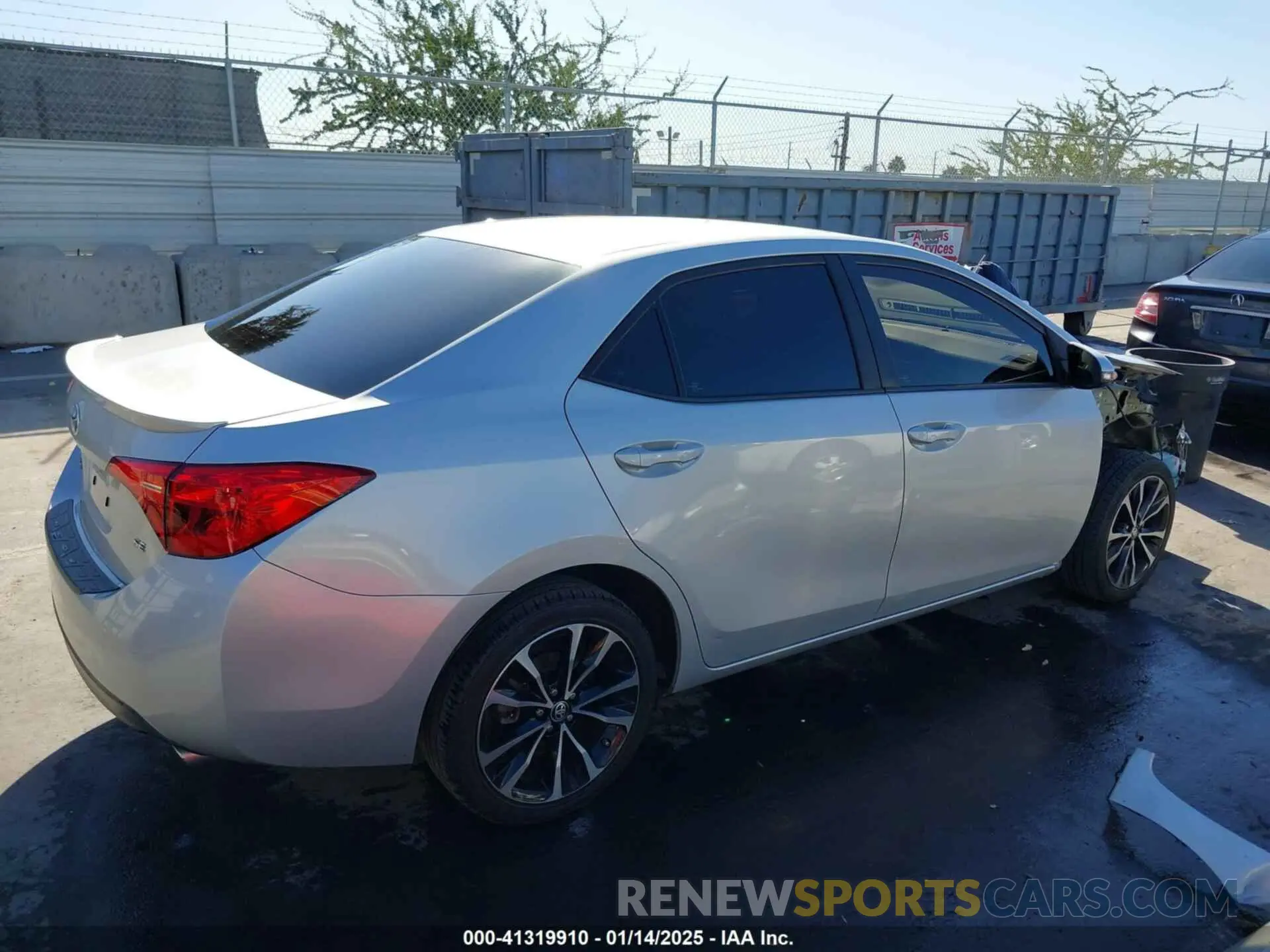 4 Photograph of a damaged car 5YFBURHE1KP909844 TOYOTA COROLLA 2019