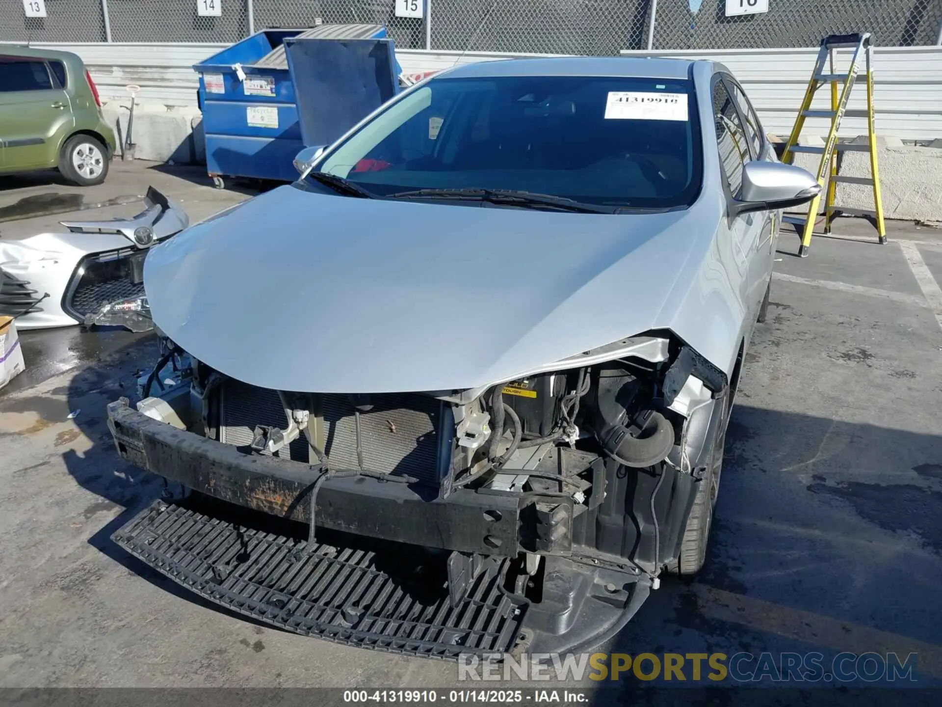 6 Photograph of a damaged car 5YFBURHE1KP909844 TOYOTA COROLLA 2019