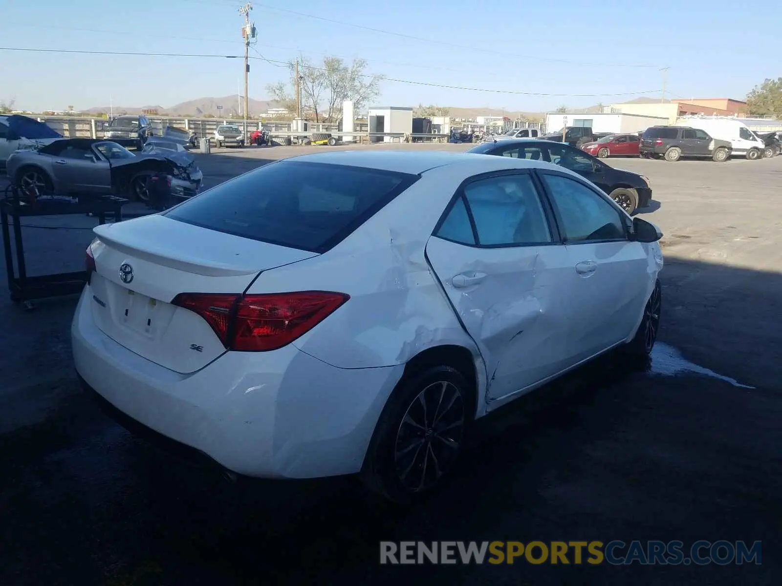 4 Photograph of a damaged car 5YFBURHE1KP911464 TOYOTA COROLLA 2019