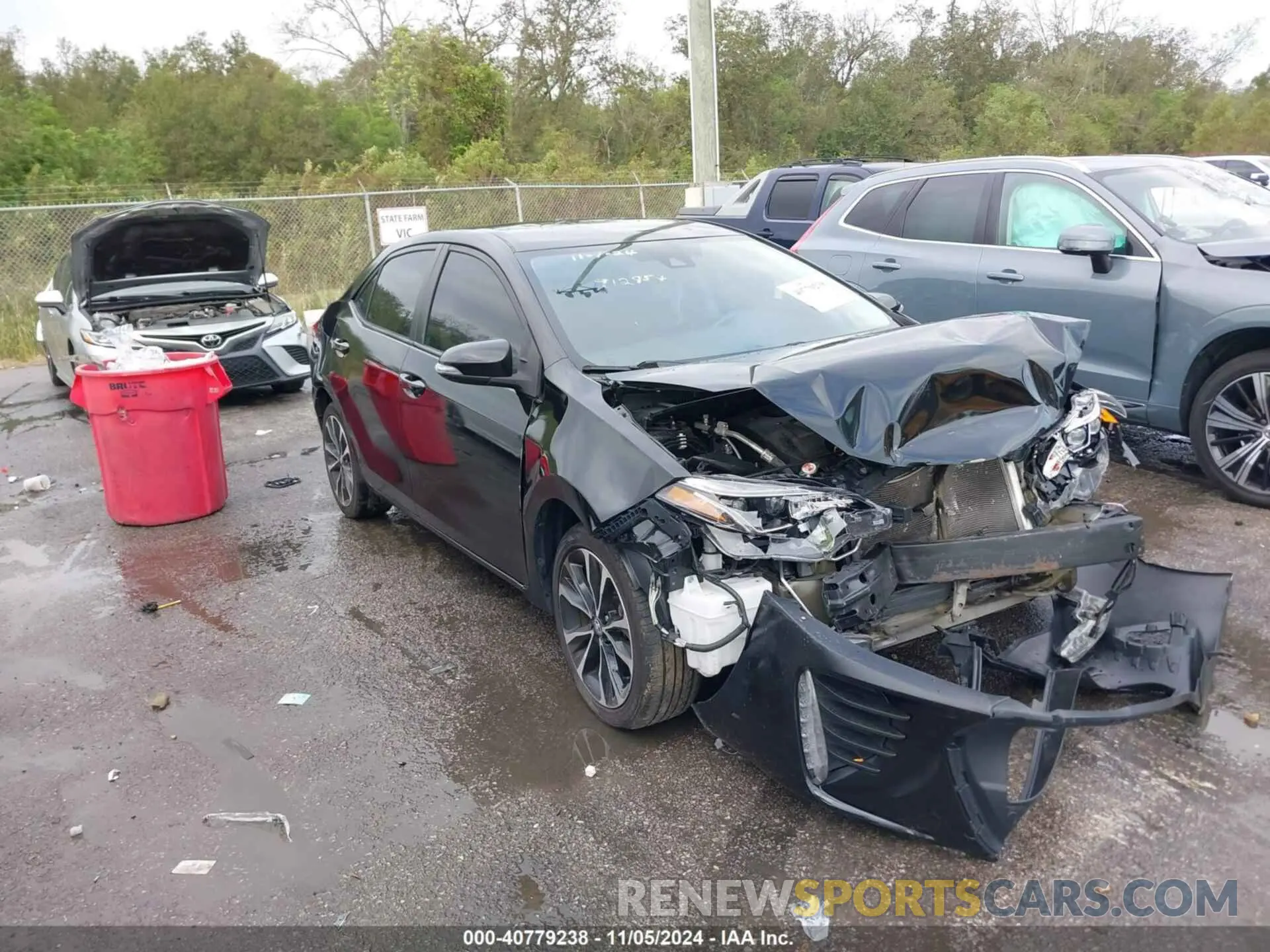 1 Photograph of a damaged car 5YFBURHE1KP912954 TOYOTA COROLLA 2019