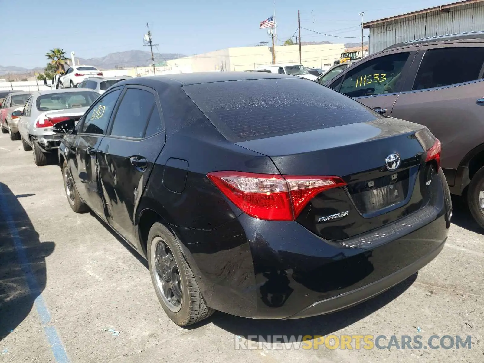 3 Photograph of a damaged car 5YFBURHE1KP914655 TOYOTA COROLLA 2019