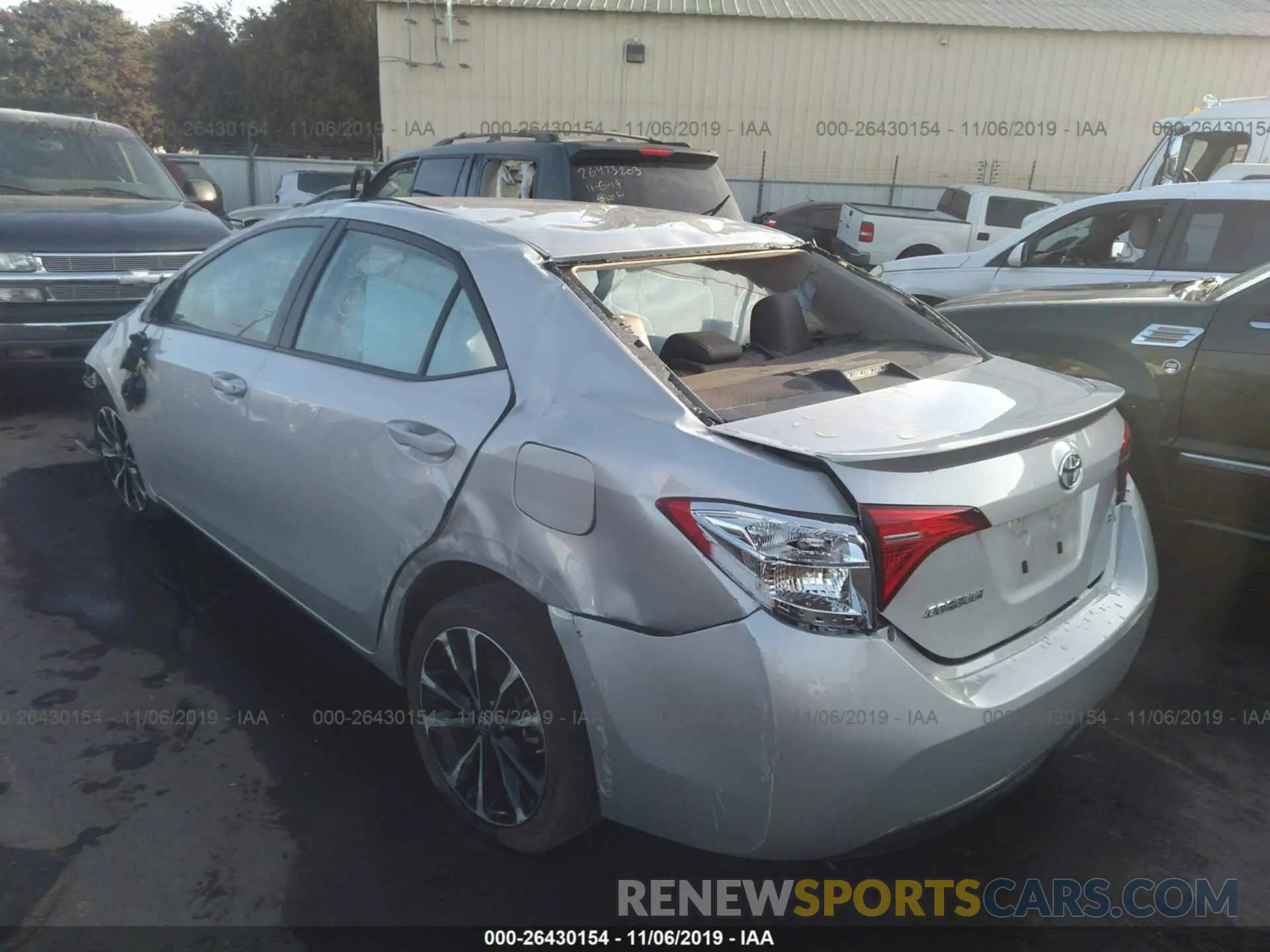 3 Photograph of a damaged car 5YFBURHE1KP915501 TOYOTA COROLLA 2019