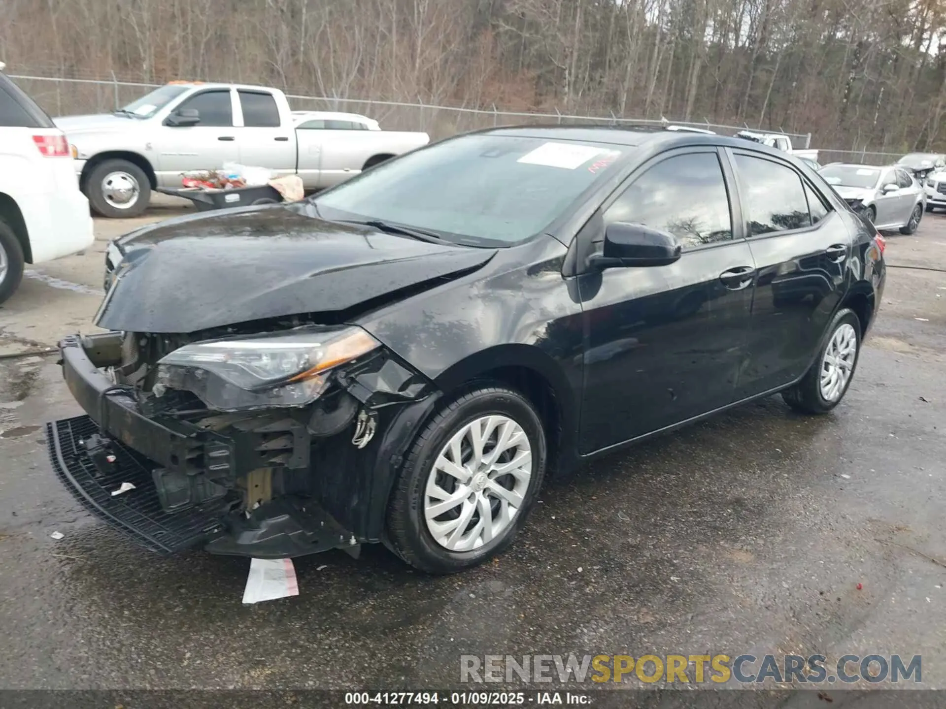 2 Photograph of a damaged car 5YFBURHE1KP917278 TOYOTA COROLLA 2019