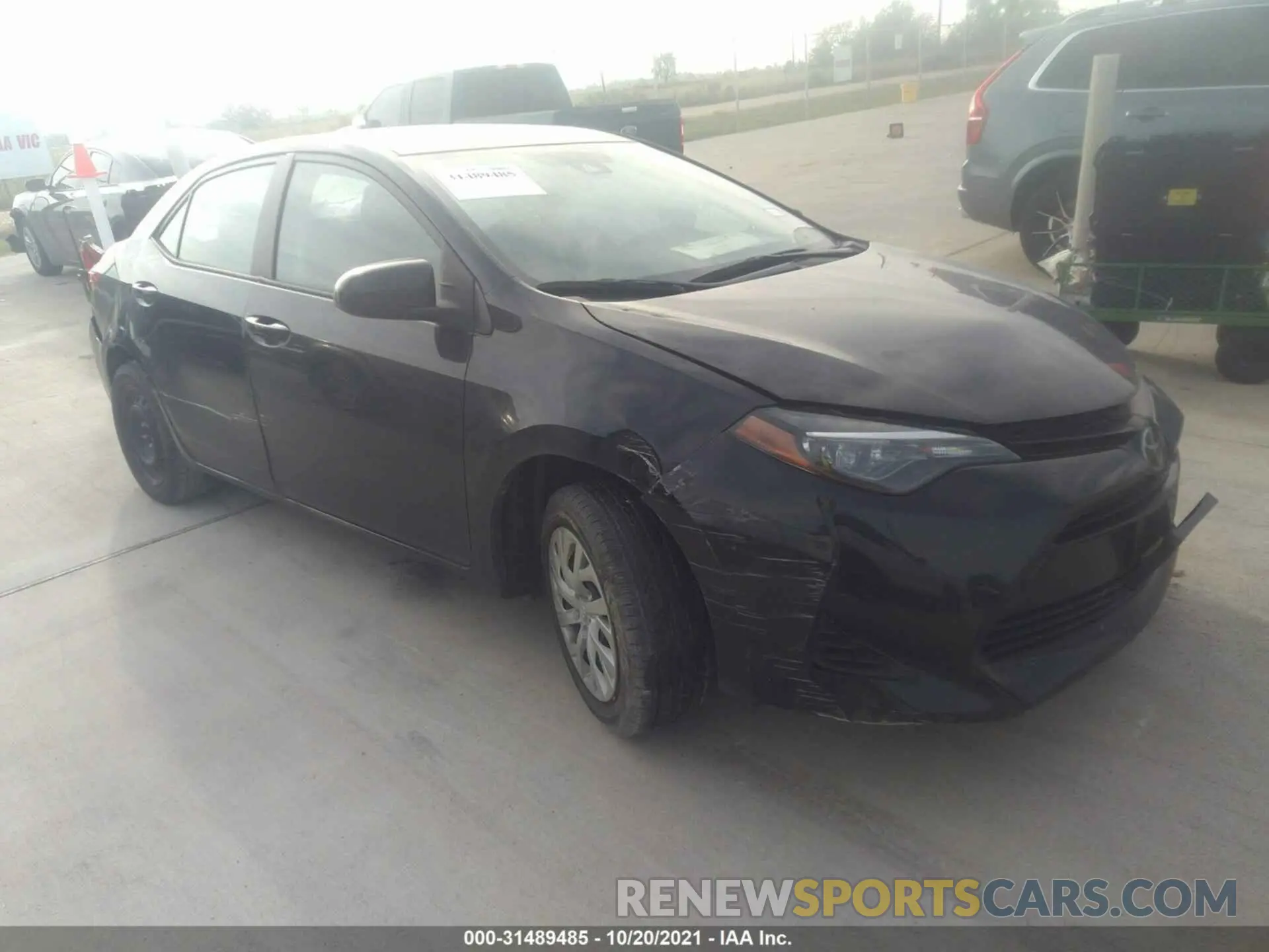 1 Photograph of a damaged car 5YFBURHE1KP918009 TOYOTA COROLLA 2019