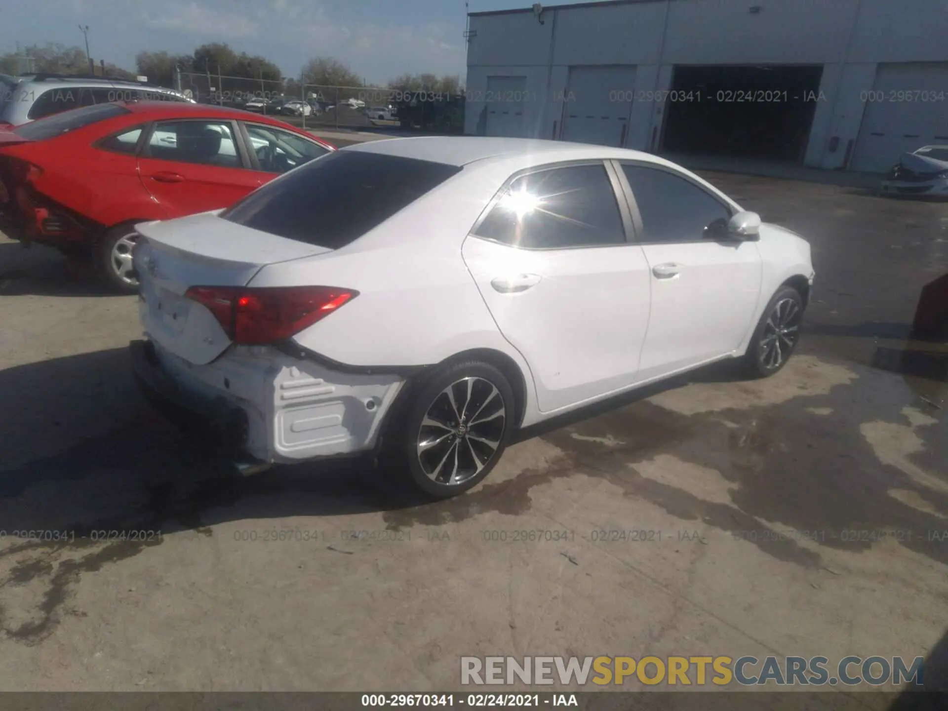 4 Photograph of a damaged car 5YFBURHE1KP918981 TOYOTA COROLLA 2019