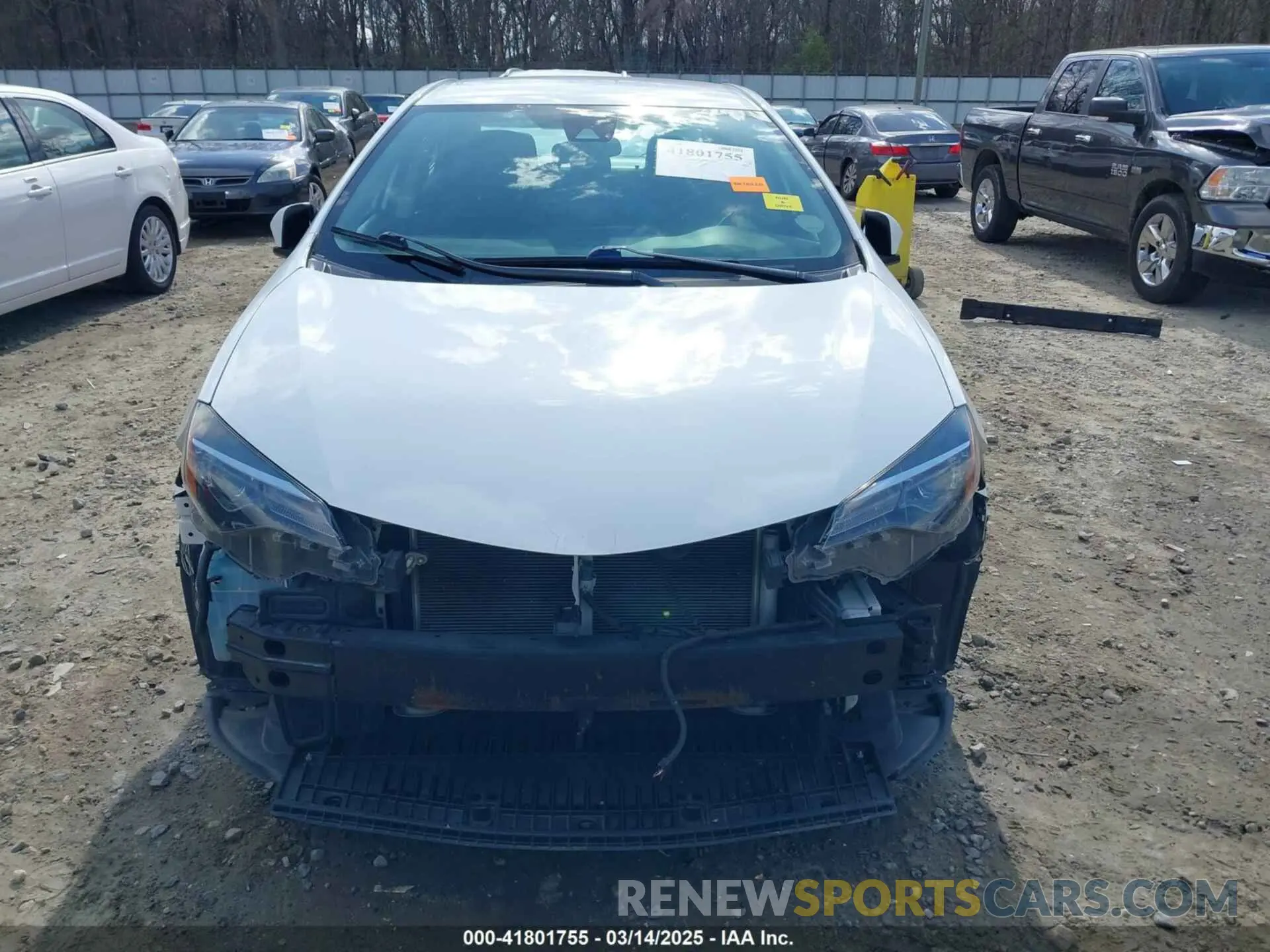 13 Photograph of a damaged car 5YFBURHE1KP920004 TOYOTA COROLLA 2019