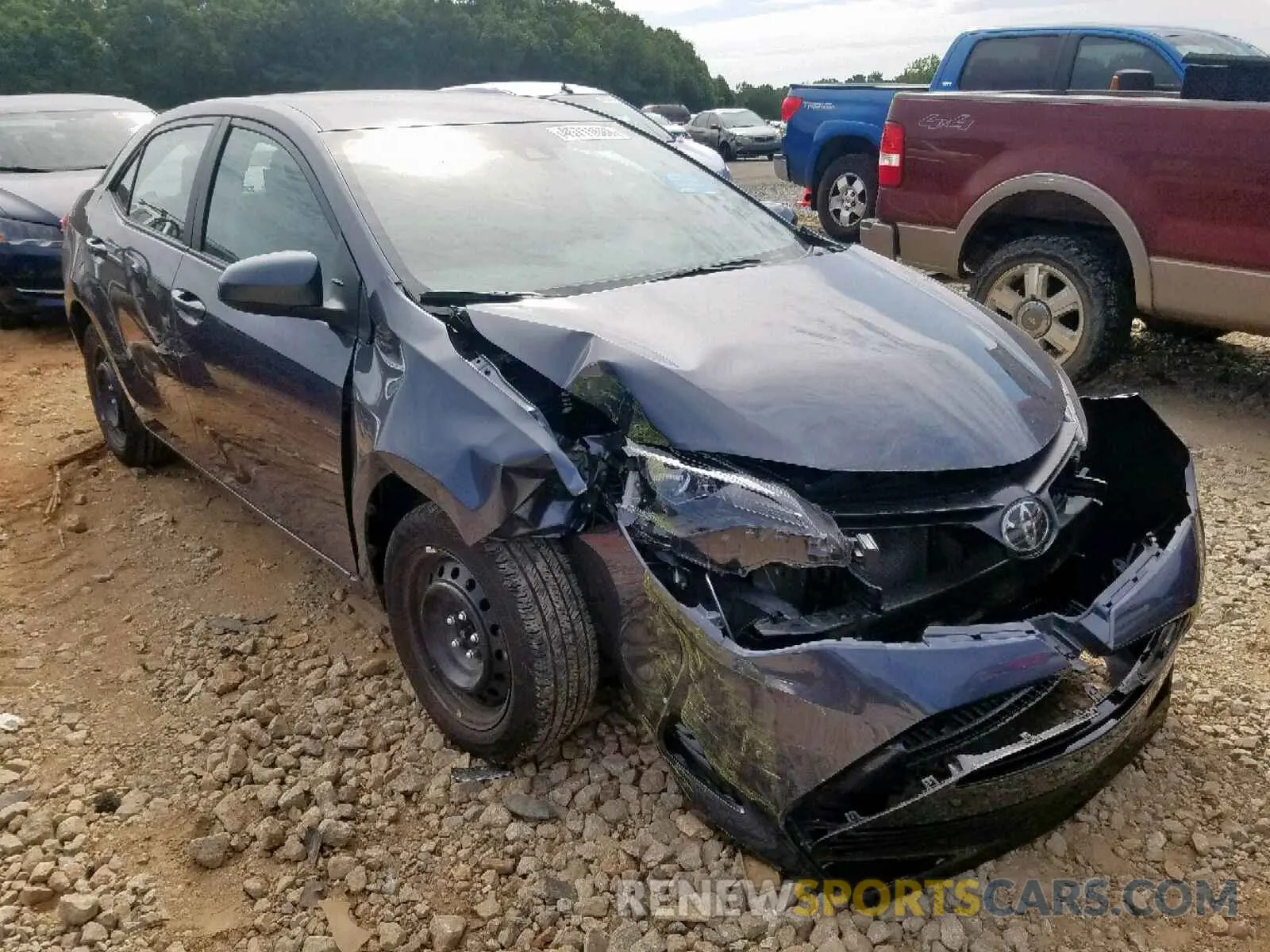 1 Photograph of a damaged car 5YFBURHE1KP920035 TOYOTA COROLLA 2019