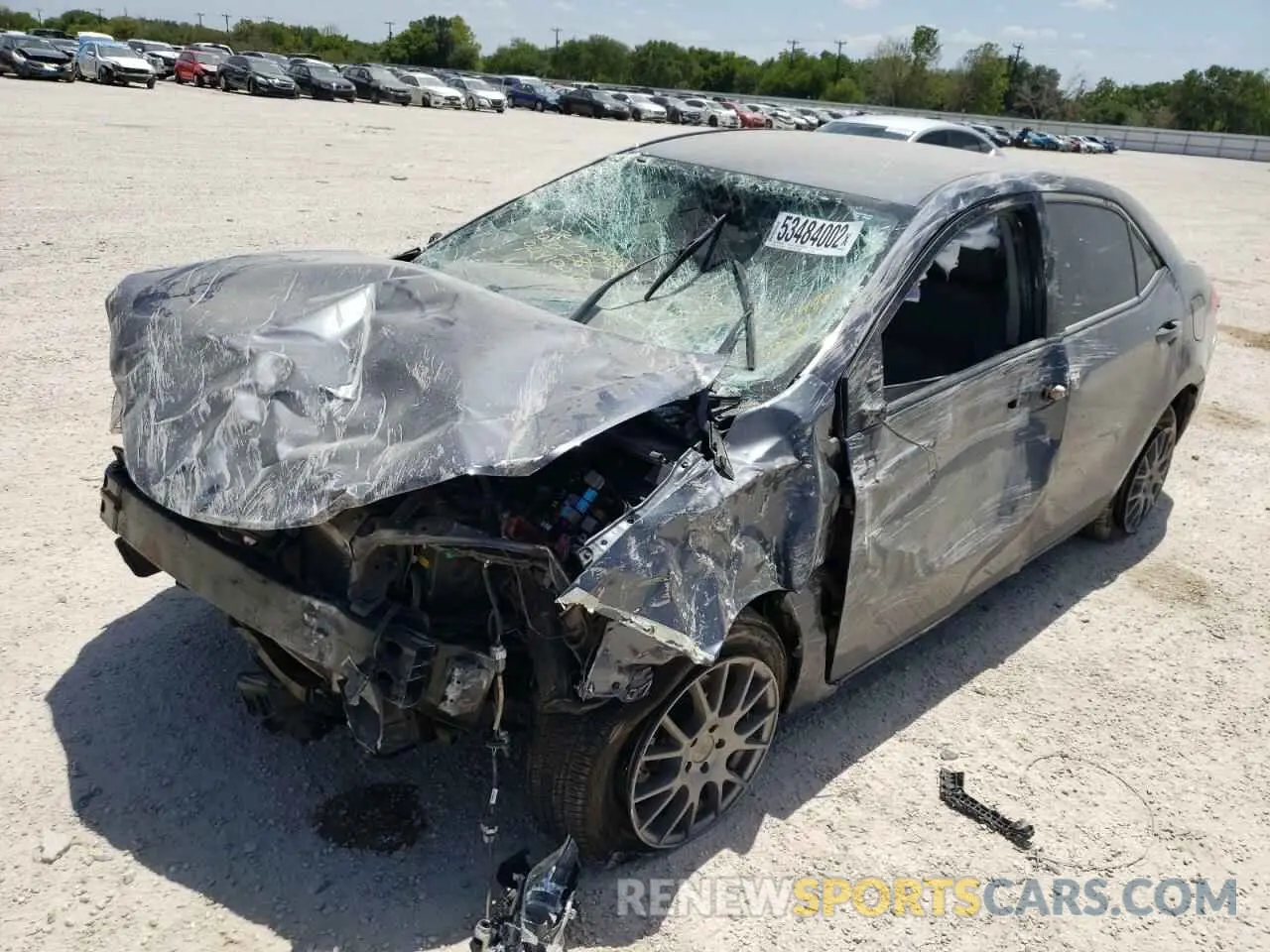 2 Photograph of a damaged car 5YFBURHE1KP924120 TOYOTA COROLLA 2019