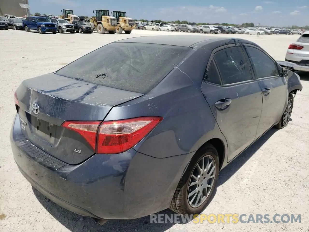 4 Photograph of a damaged car 5YFBURHE1KP924120 TOYOTA COROLLA 2019