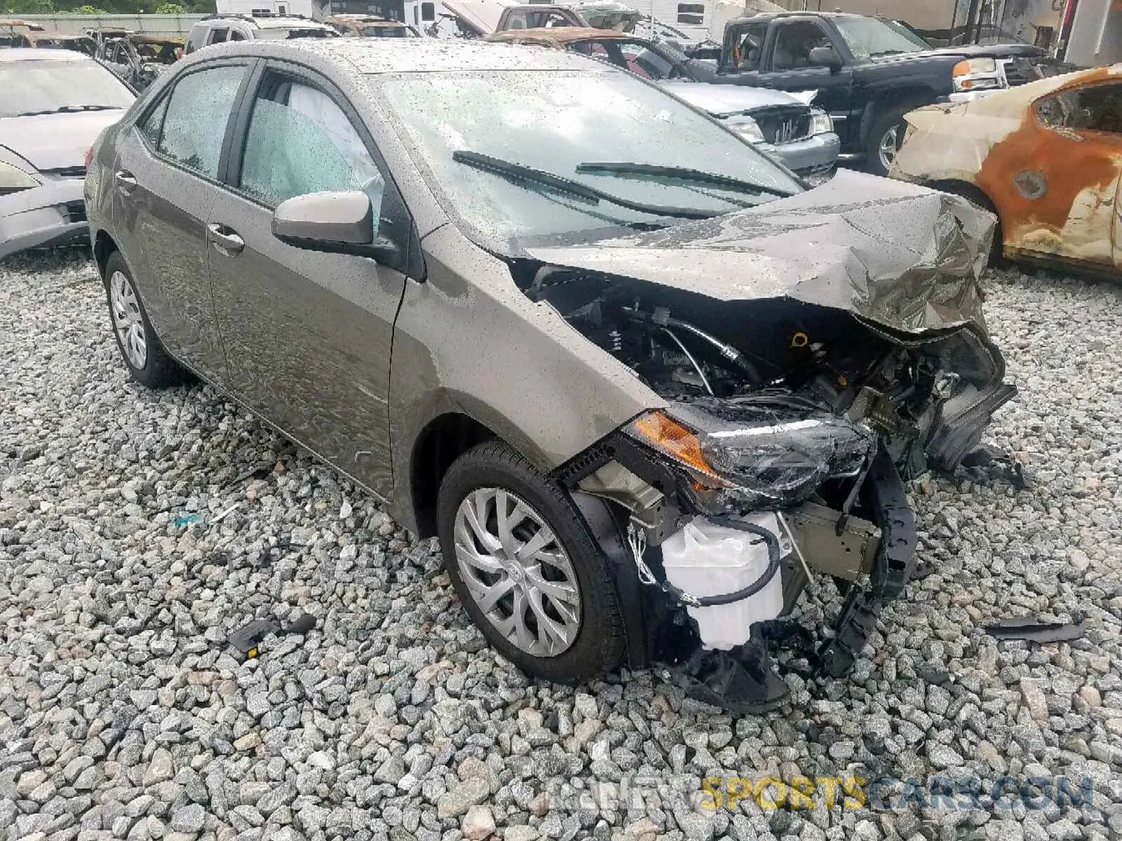 1 Photograph of a damaged car 5YFBURHE1KP925218 TOYOTA COROLLA 2019