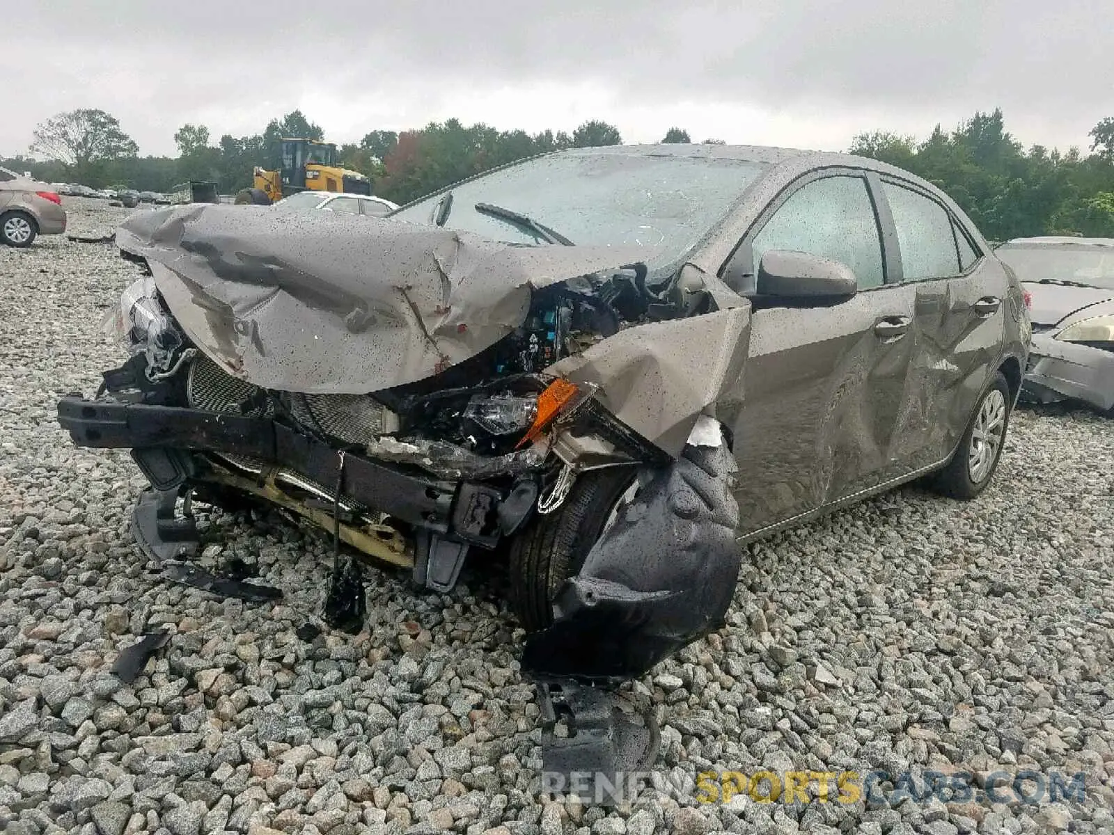 2 Photograph of a damaged car 5YFBURHE1KP925218 TOYOTA COROLLA 2019