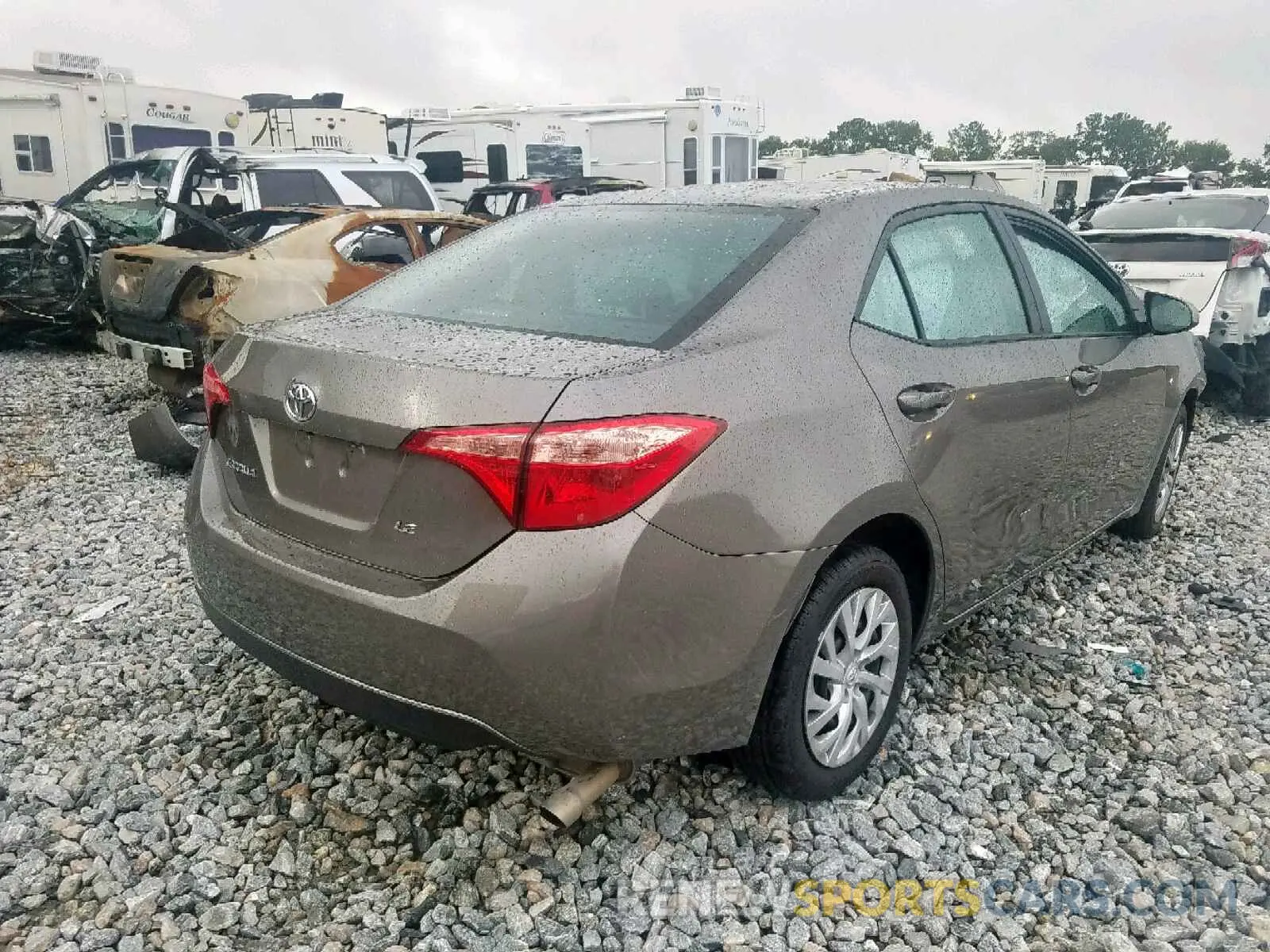 4 Photograph of a damaged car 5YFBURHE1KP925218 TOYOTA COROLLA 2019