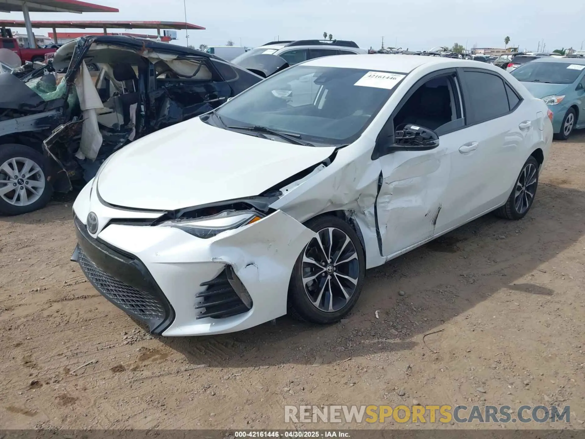 2 Фотография поврежденного автомобиля 5YFBURHE1KP928426 TOYOTA COROLLA 2019
