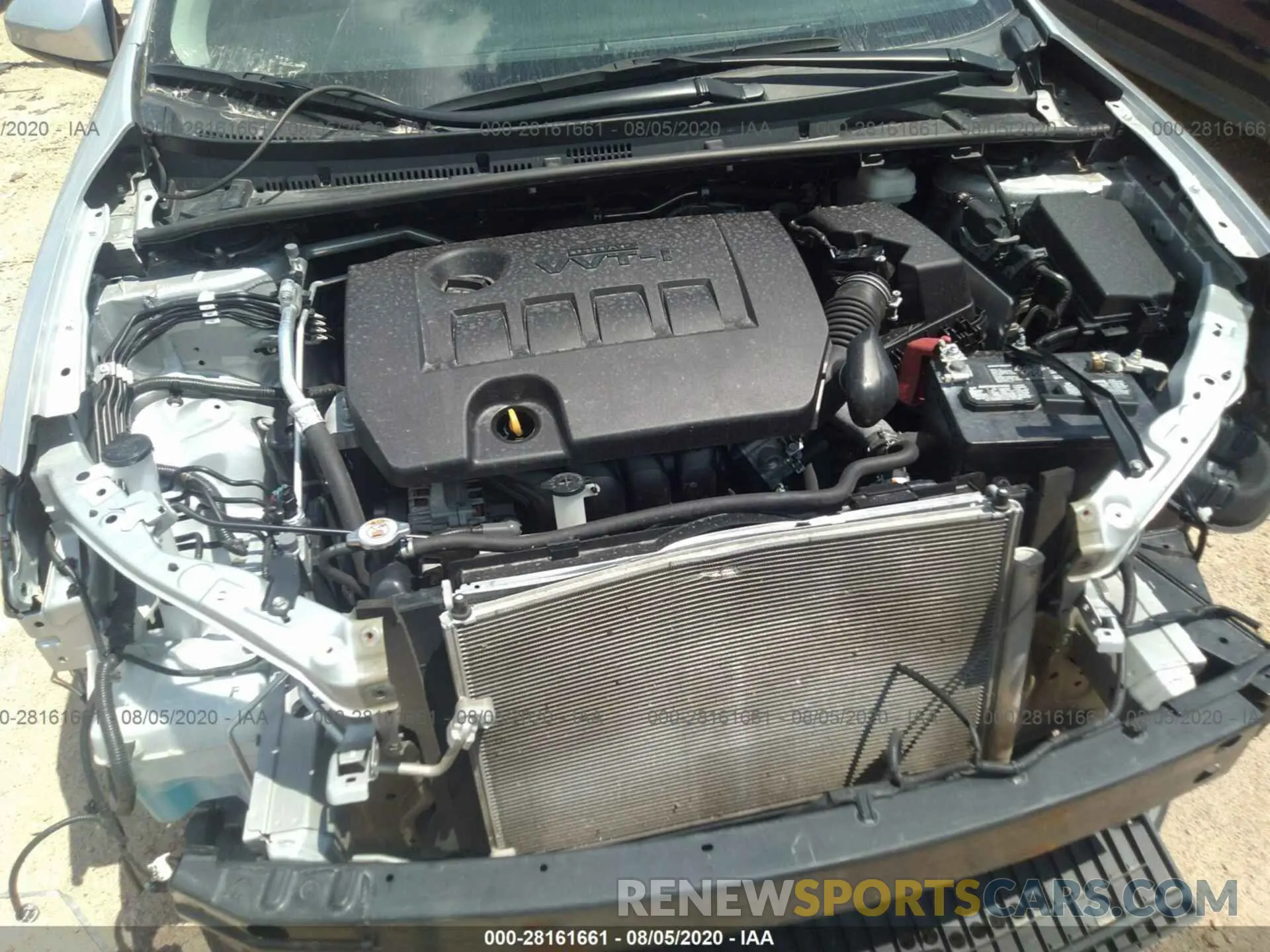 10 Photograph of a damaged car 5YFBURHE1KP928989 TOYOTA COROLLA 2019