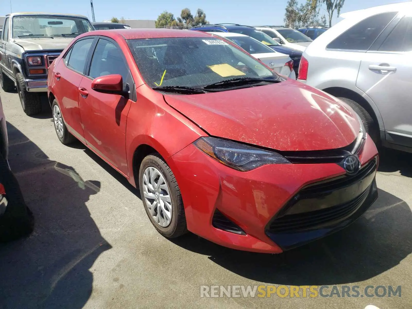 1 Photograph of a damaged car 5YFBURHE1KP932265 TOYOTA COROLLA 2019