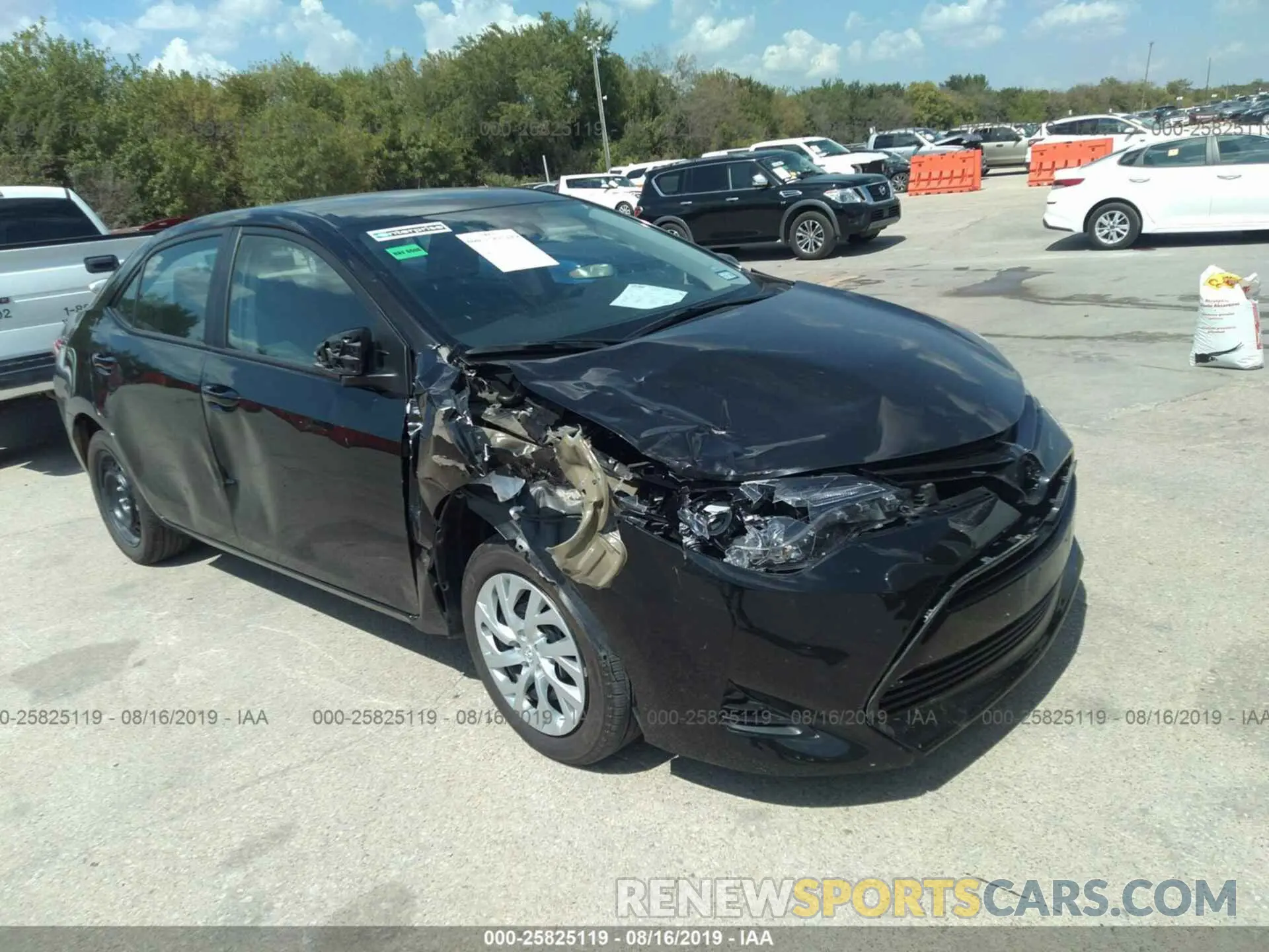 1 Photograph of a damaged car 5YFBURHE1KP935764 TOYOTA COROLLA 2019