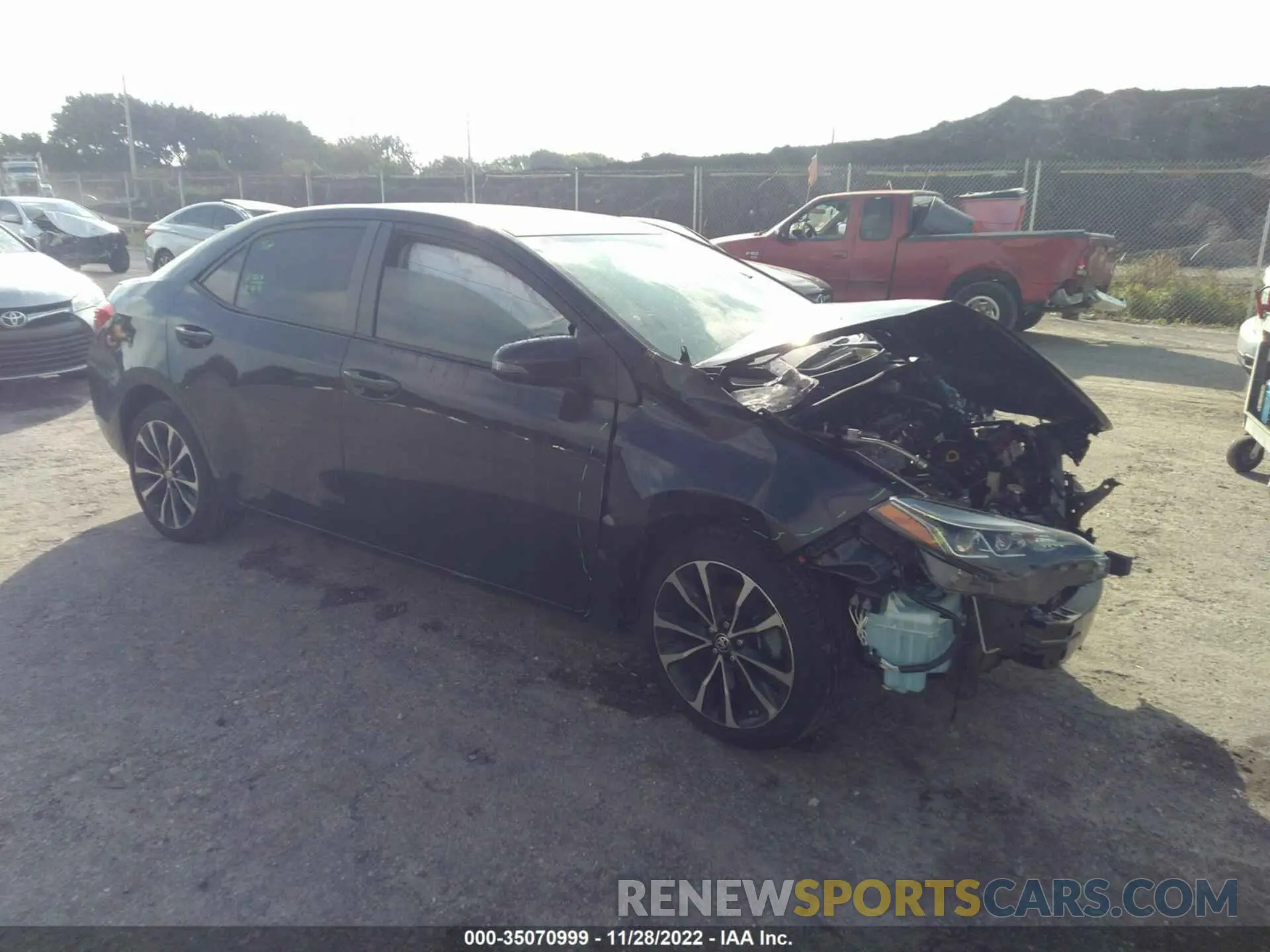 1 Photograph of a damaged car 5YFBURHE1KP938258 TOYOTA COROLLA 2019