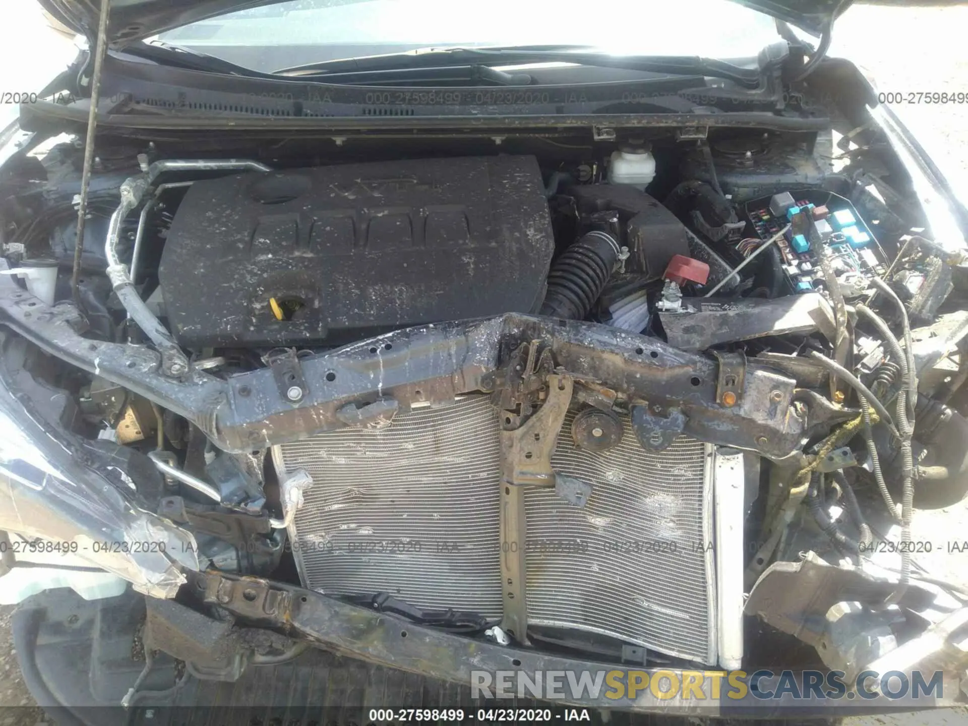 10 Photograph of a damaged car 5YFBURHE1KP940902 TOYOTA COROLLA 2019