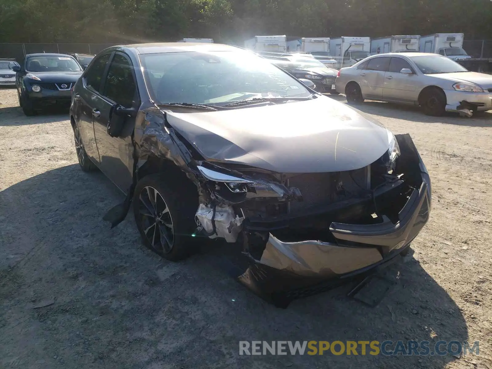 1 Photograph of a damaged car 5YFBURHE1KP944285 TOYOTA COROLLA 2019