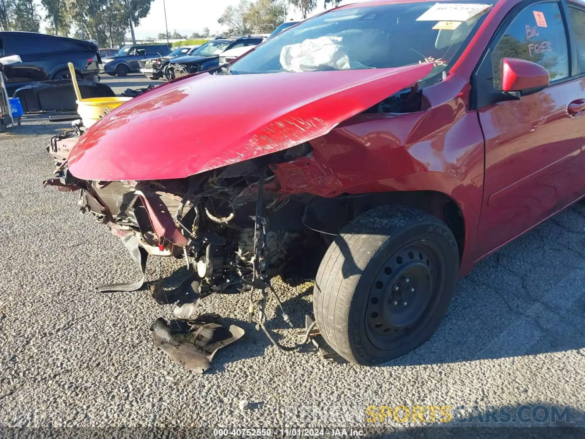 6 Photograph of a damaged car 5YFBURHE1KP946456 TOYOTA COROLLA 2019
