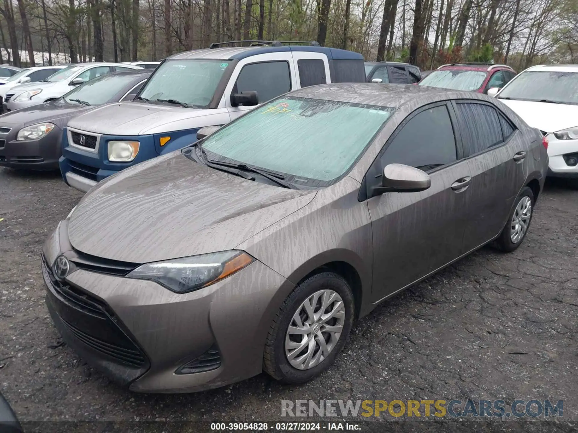 2 Photograph of a damaged car 5YFBURHE1KP946859 TOYOTA COROLLA 2019