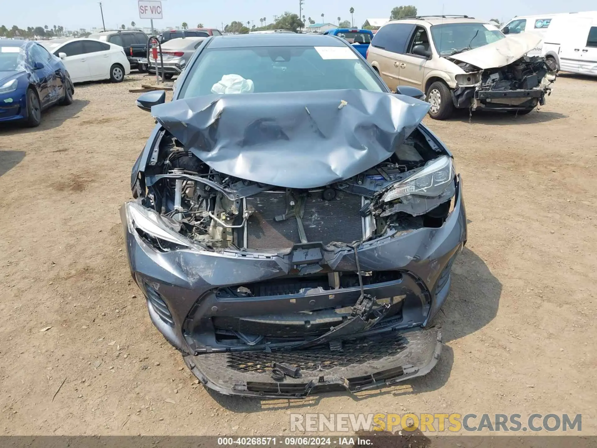 12 Photograph of a damaged car 5YFBURHE1KP949048 TOYOTA COROLLA 2019
