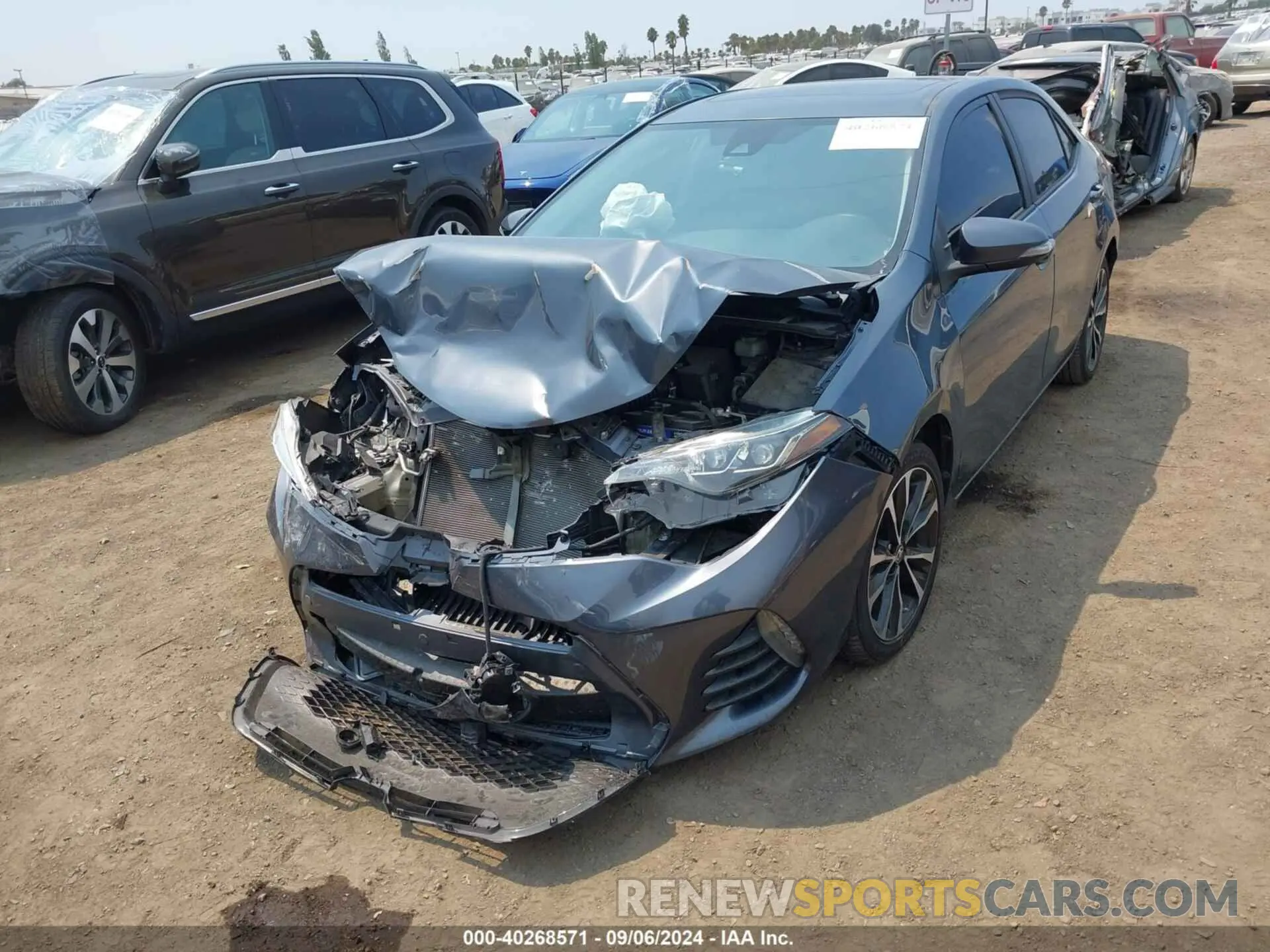 6 Photograph of a damaged car 5YFBURHE1KP949048 TOYOTA COROLLA 2019