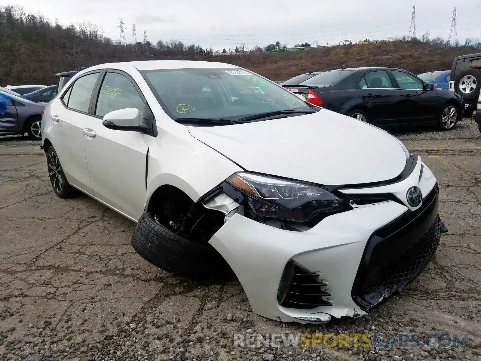 1 Photograph of a damaged car 5YFBURHE2KP857995 TOYOTA COROLLA 2019