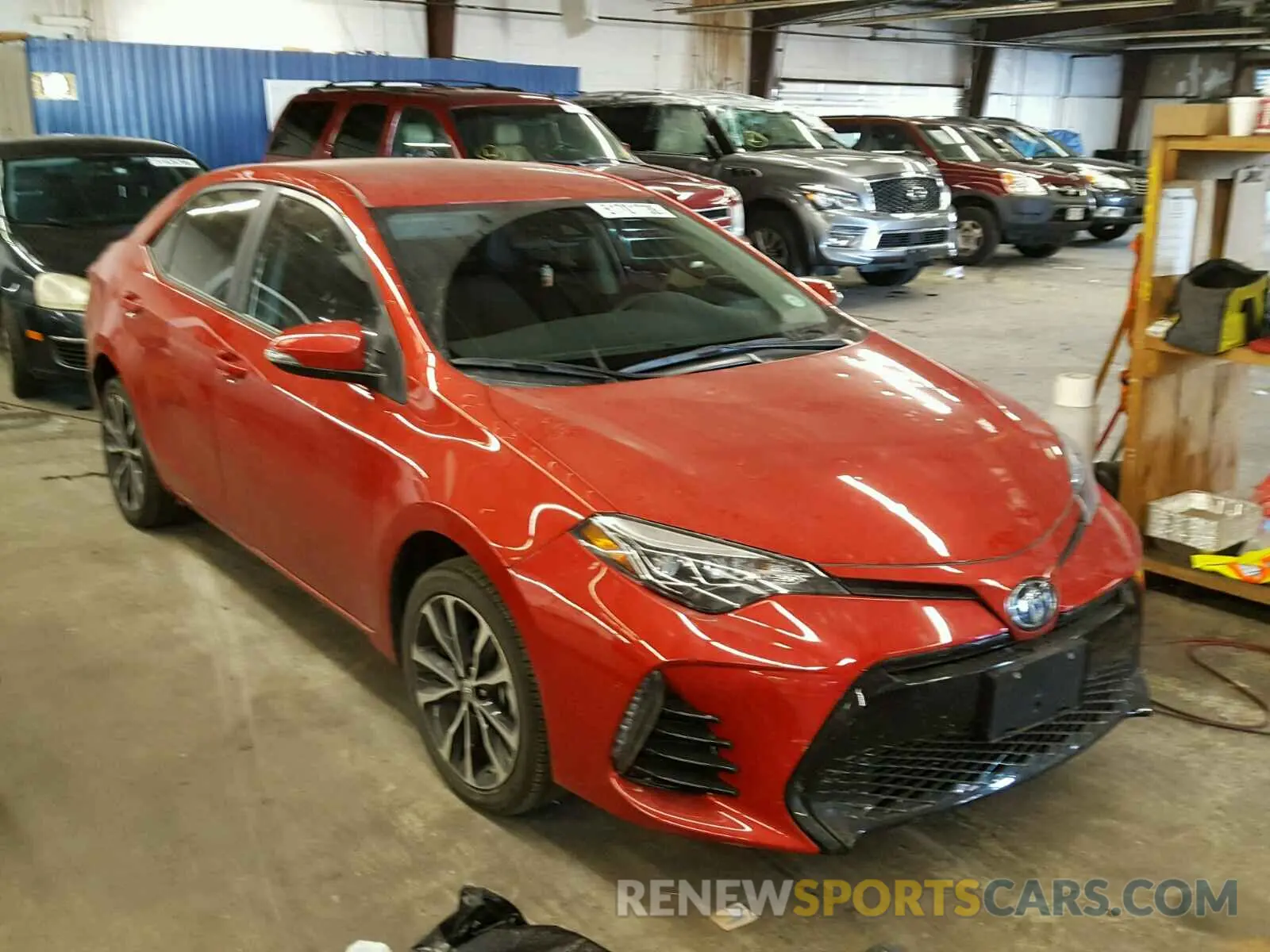 1 Photograph of a damaged car 5YFBURHE2KP858726 TOYOTA COROLLA 2019