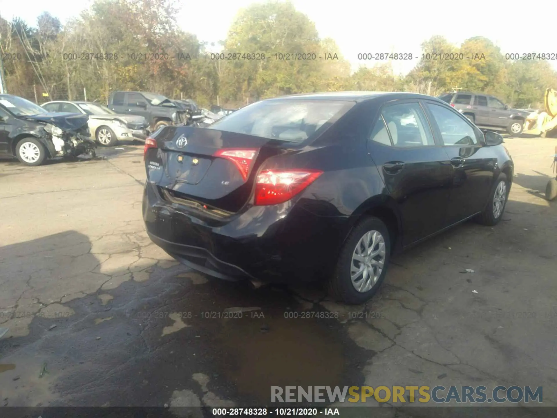 4 Photograph of a damaged car 5YFBURHE2KP859696 TOYOTA COROLLA 2019