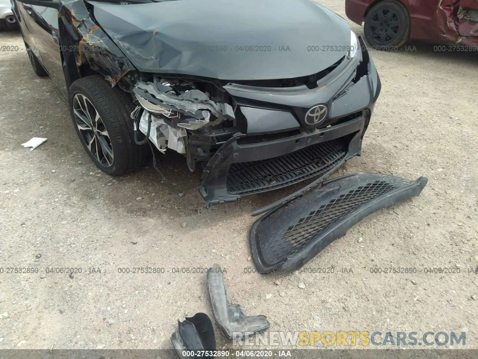 6 Photograph of a damaged car 5YFBURHE2KP860301 TOYOTA COROLLA 2019
