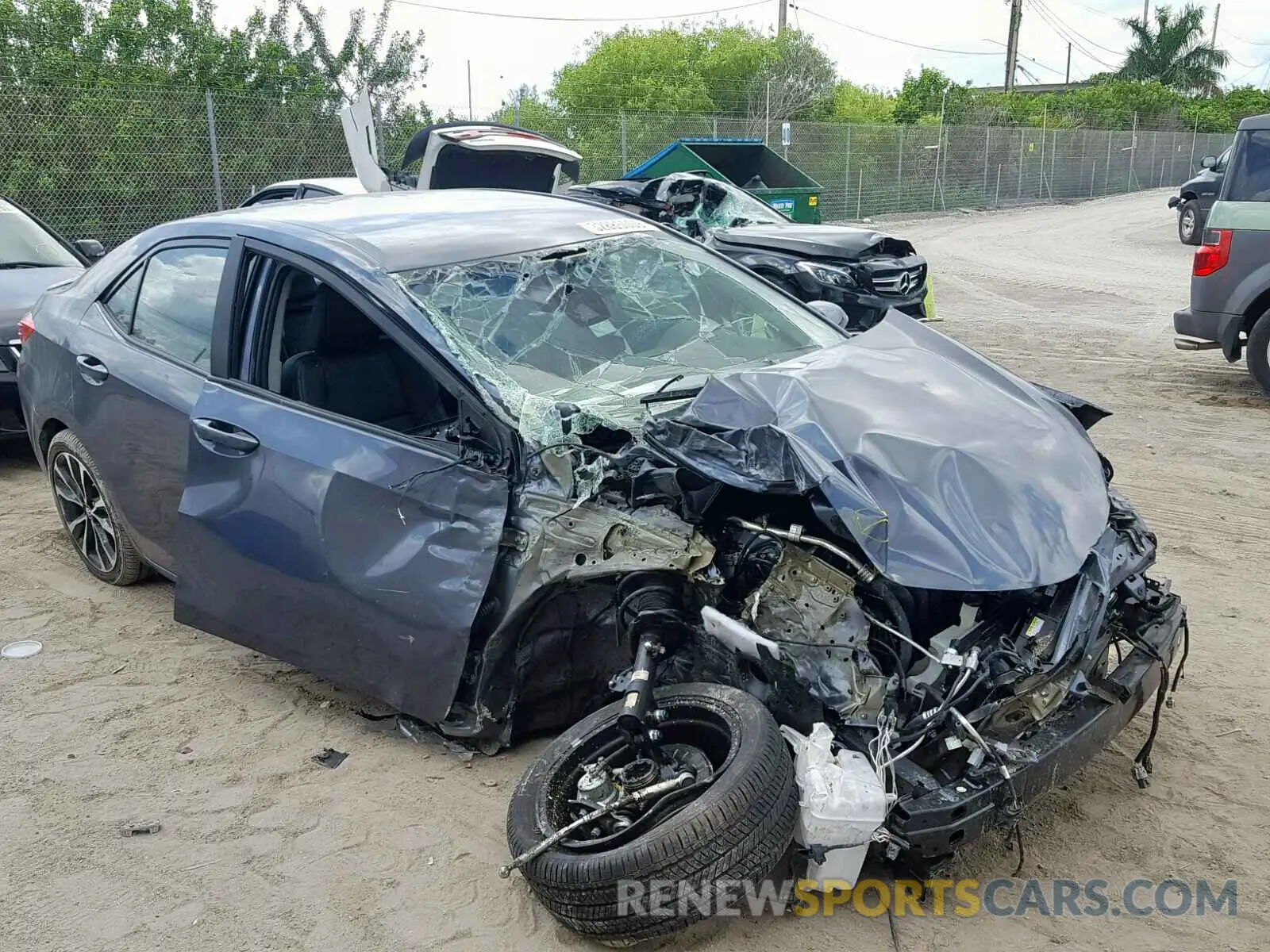 1 Photograph of a damaged car 5YFBURHE2KP867555 TOYOTA COROLLA 2019